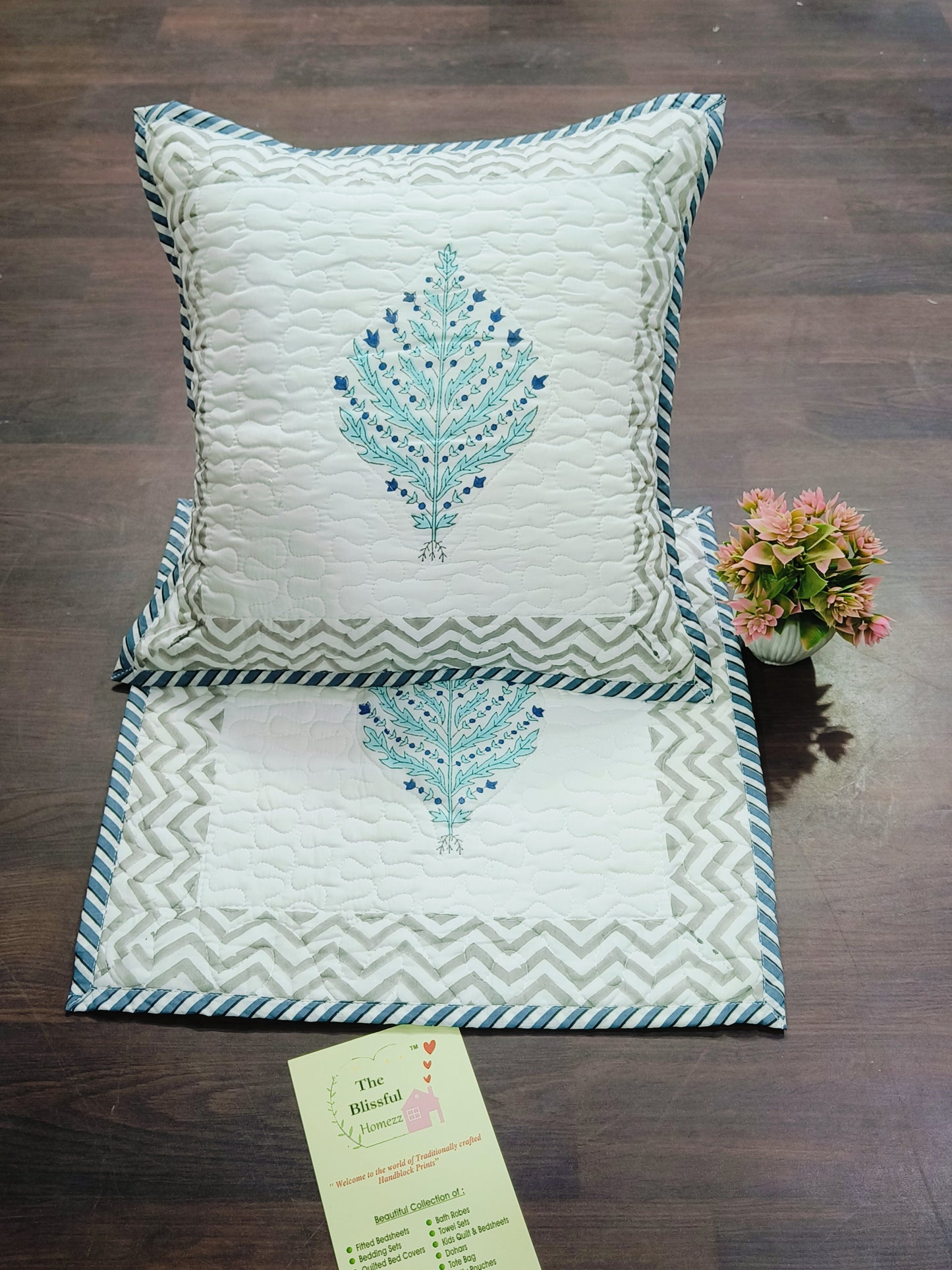 Handblock Printed Cushion Cover