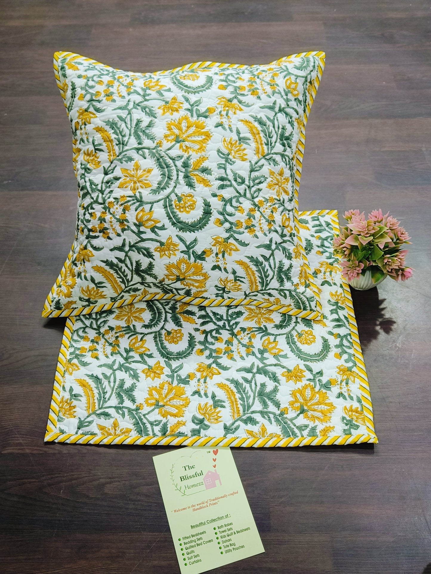 Handblock Printed Cushion Cover