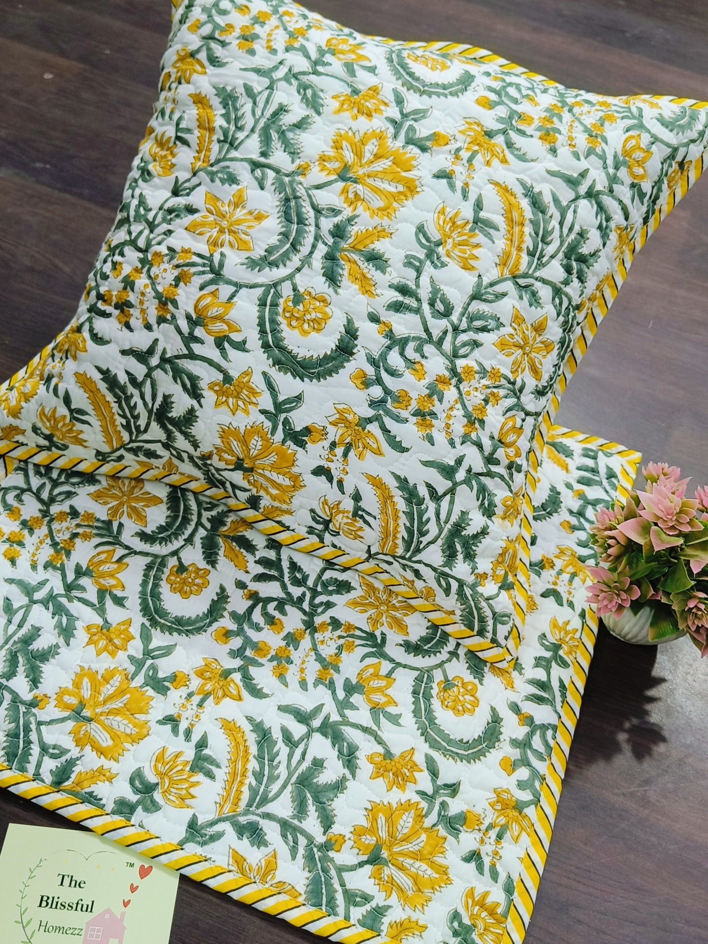 Handblock Printed Cushion Cover
