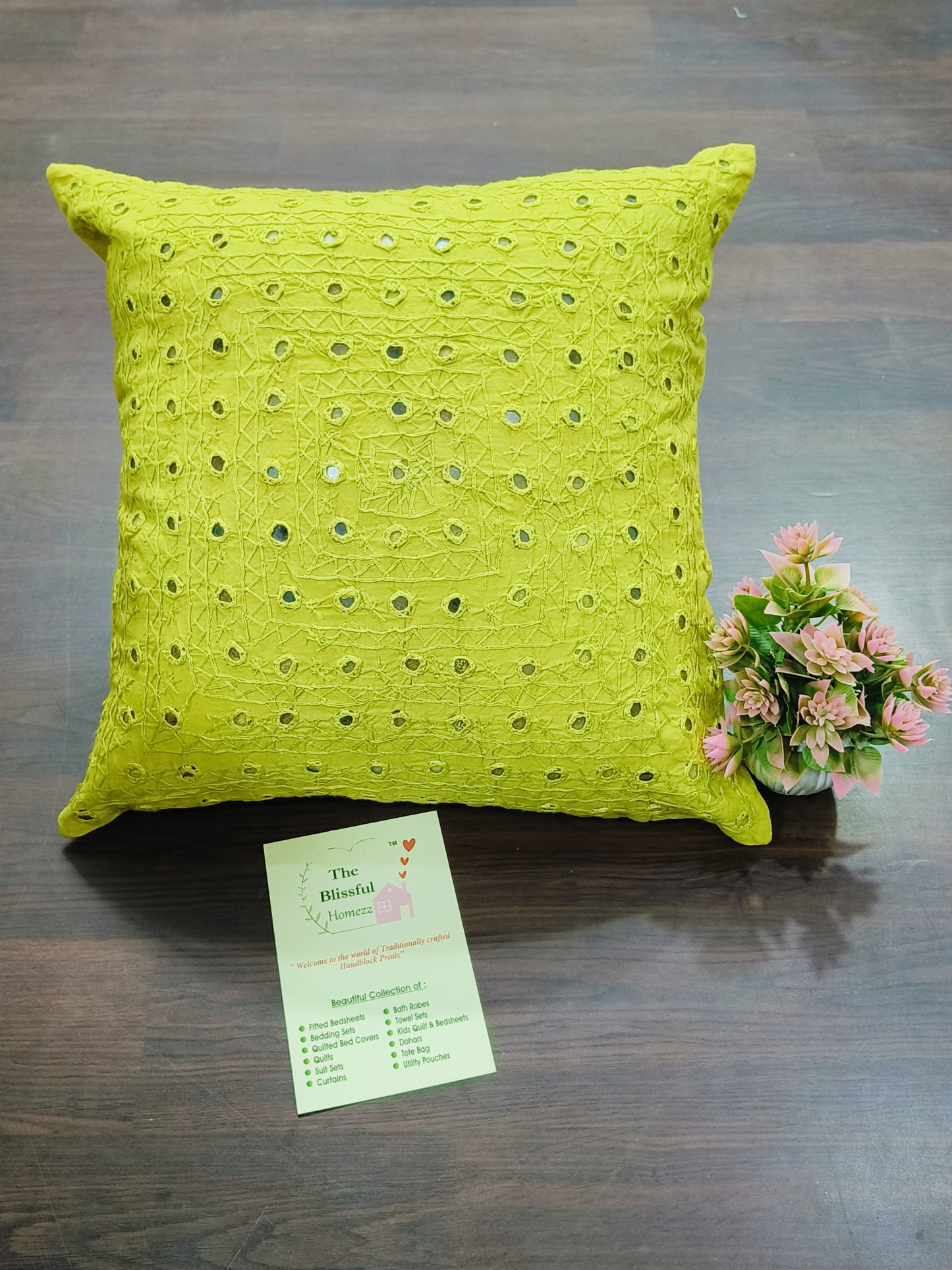 Handblock Printed Cushion Cover