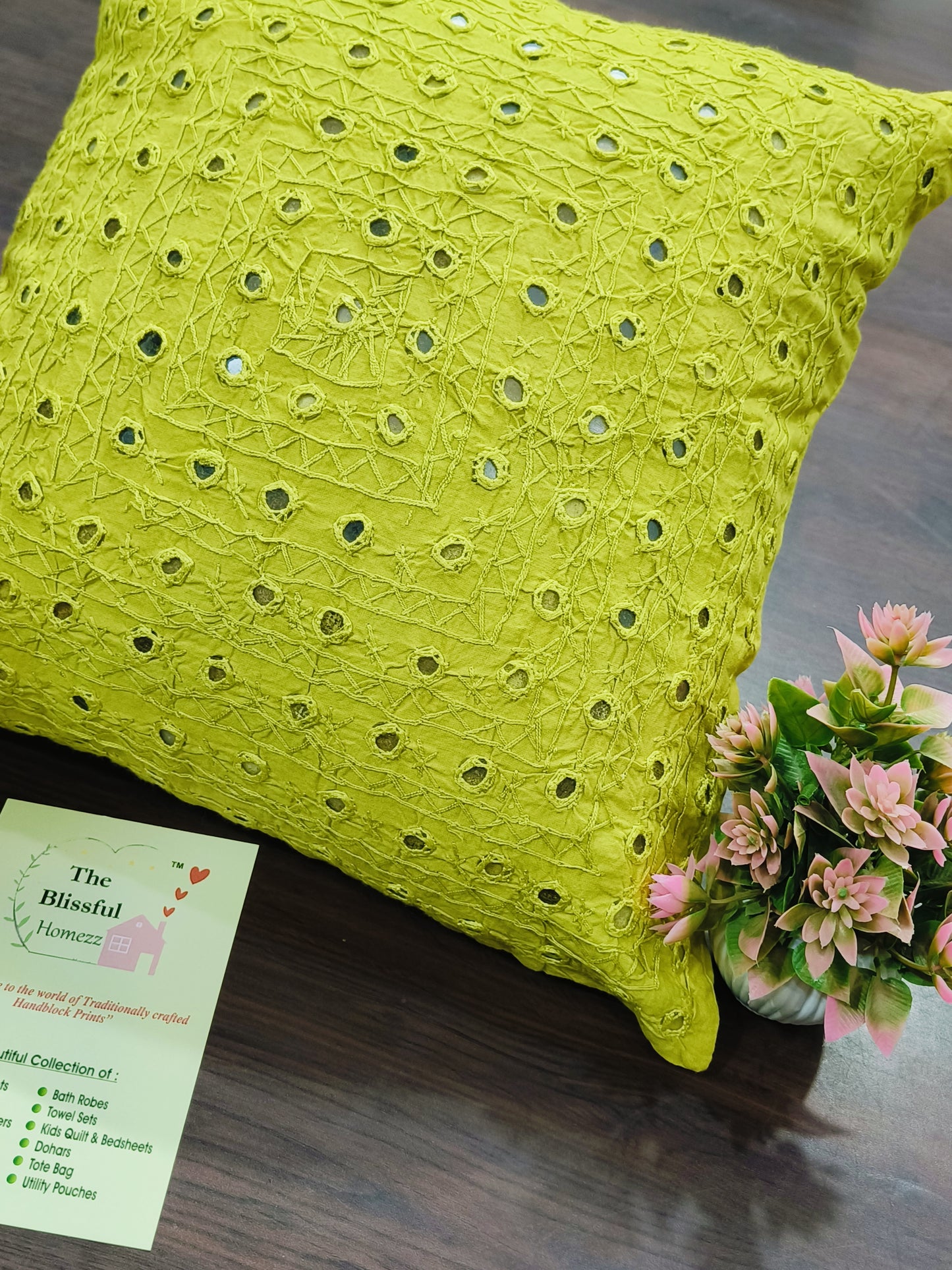 Handblock Printed Cushion Cover