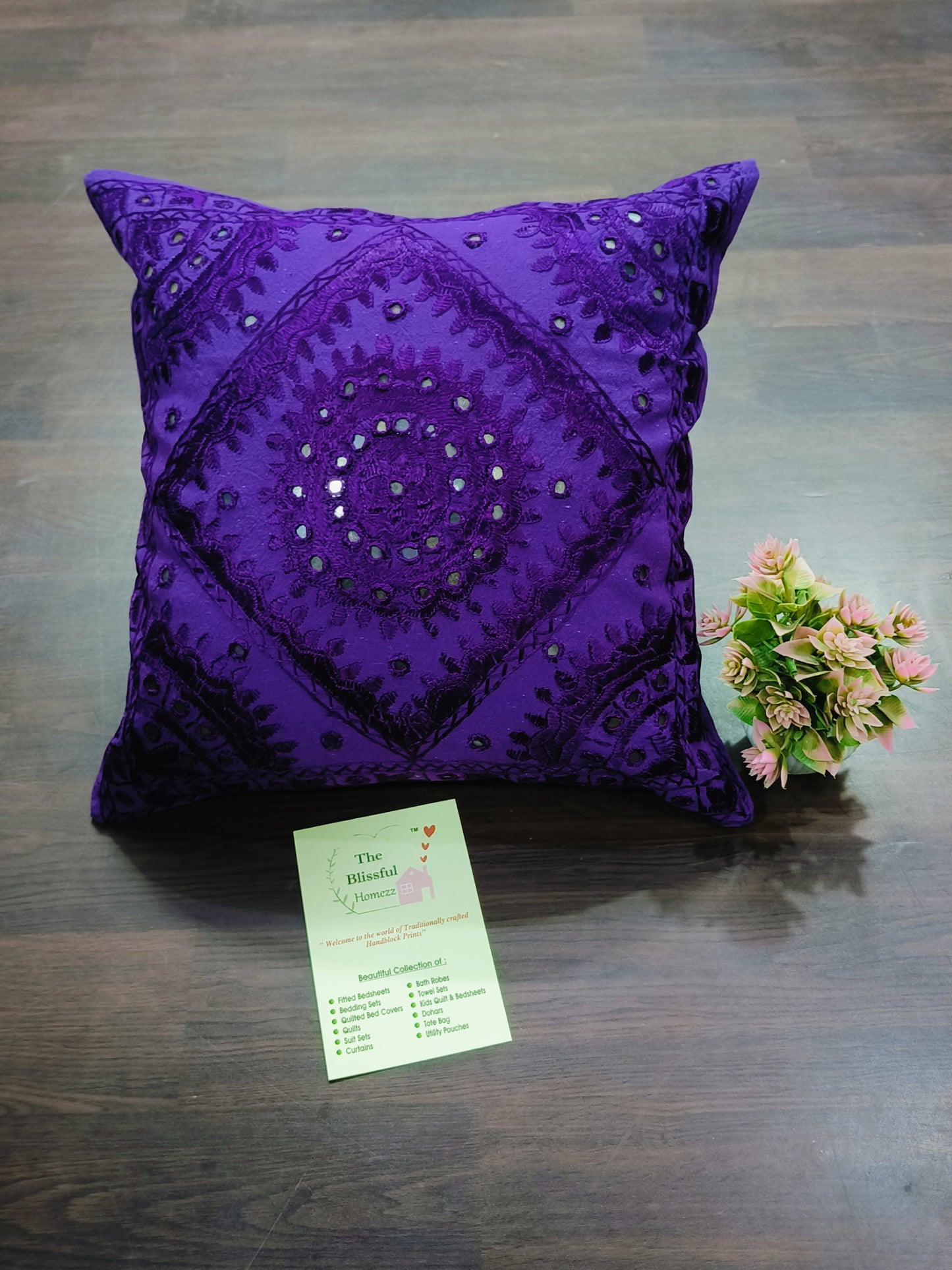 Handblock Printed Cushion Cover