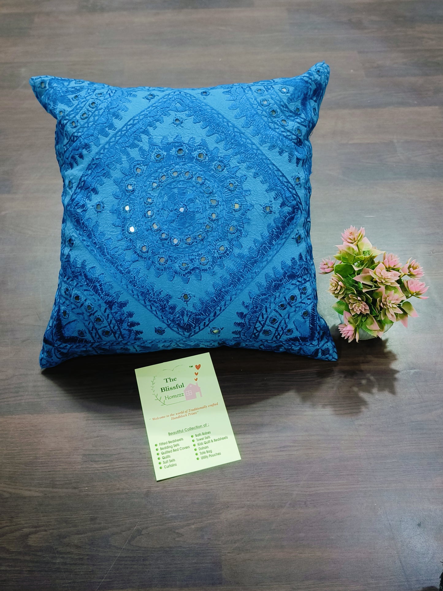 Handblock Printed Cushion Cover