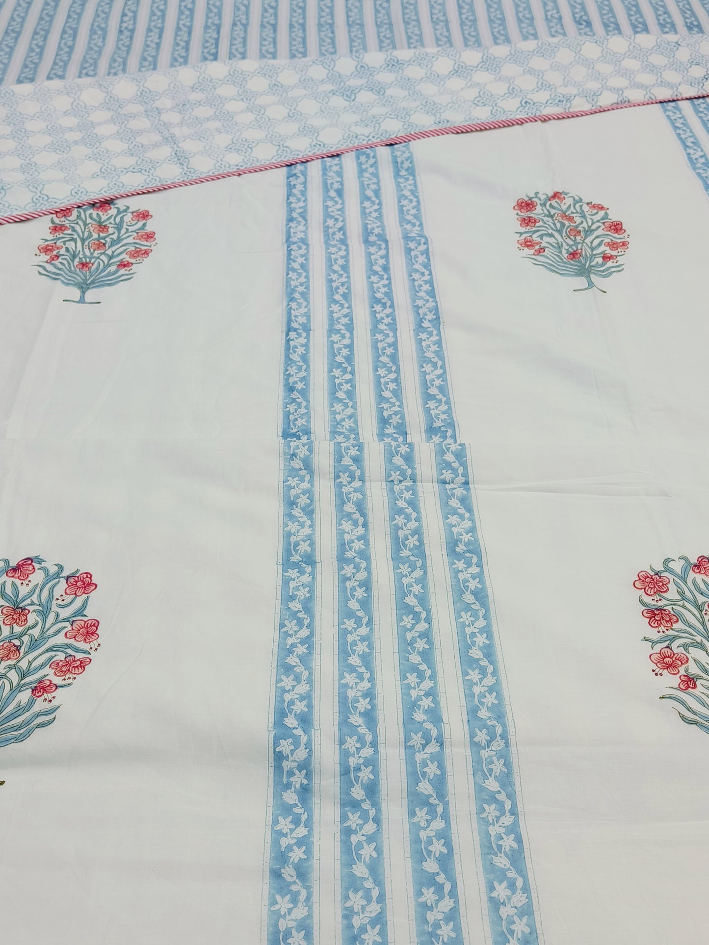 Handblock Printed Premium Double Bed Dohars