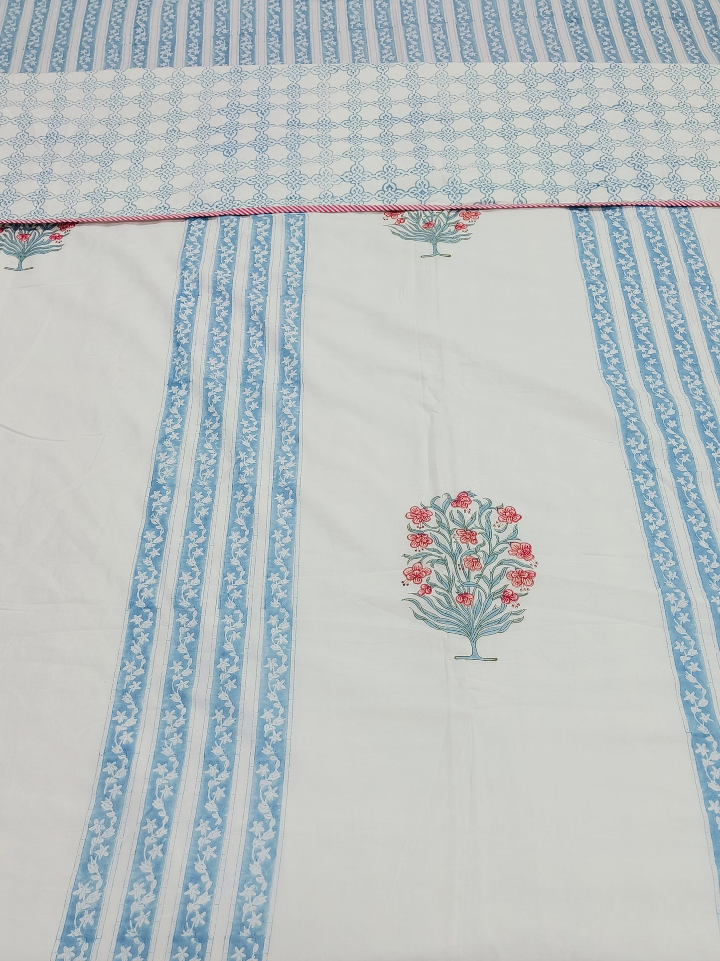 Handblock Printed Premium Double Bed Dohars