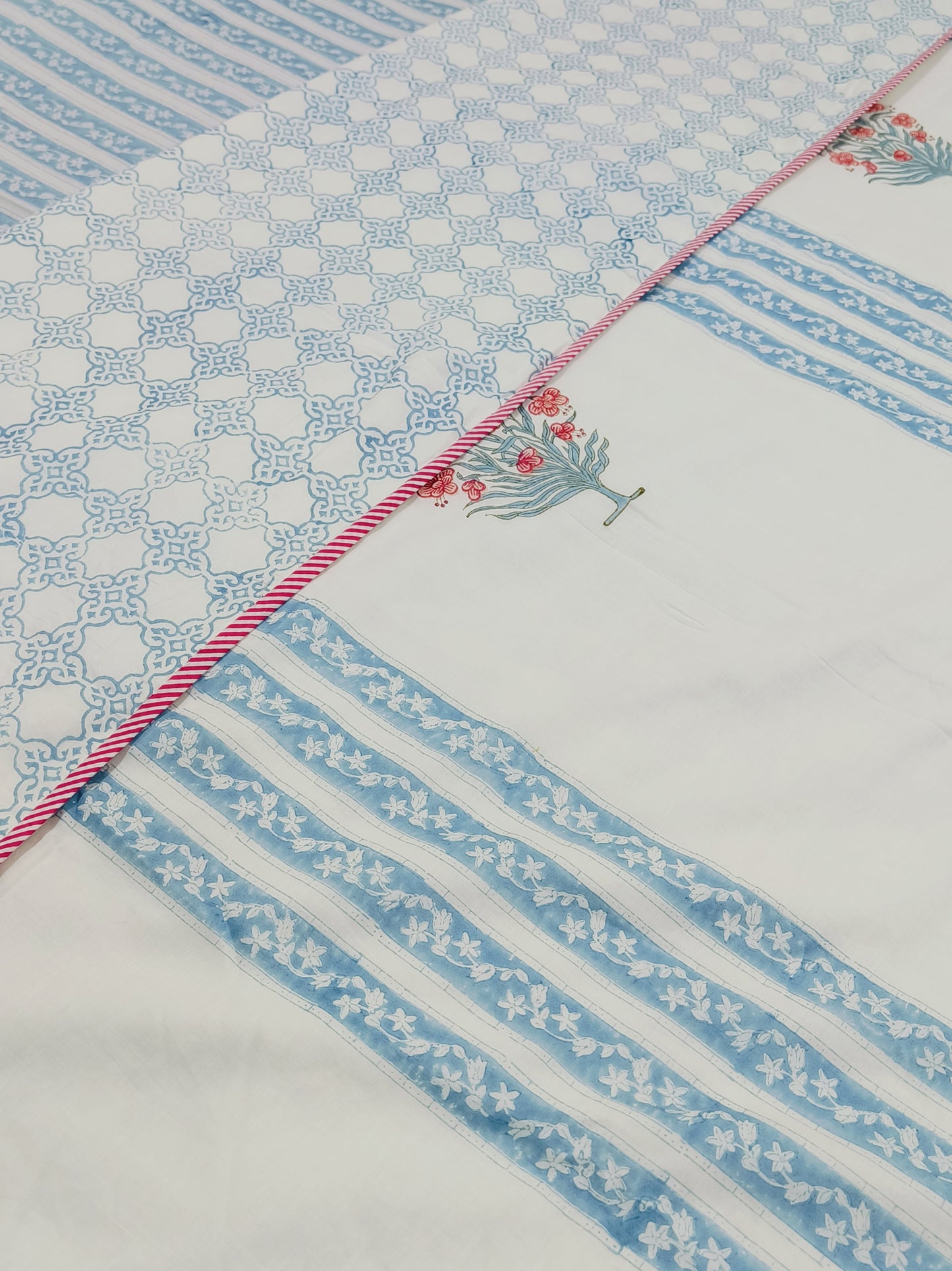 Handblock Printed Premium Double Bed Dohars