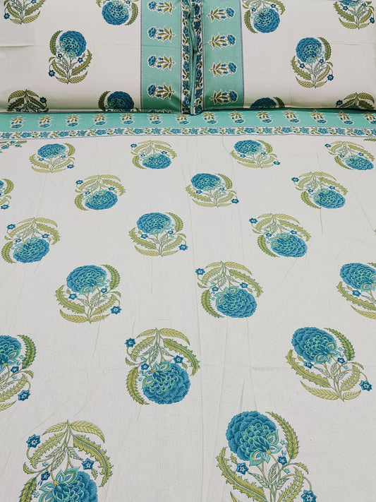 Bedsheet With King Size Pillow Cases