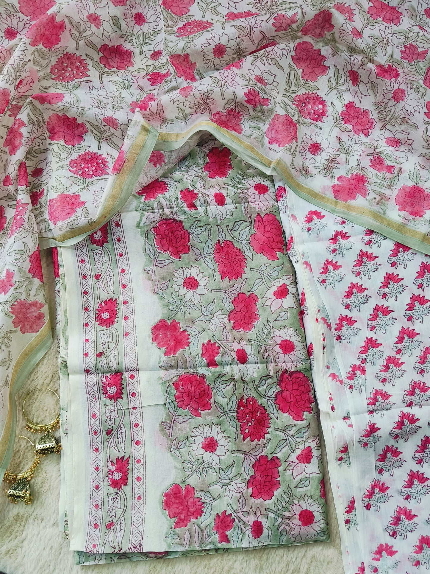 Maheshwari/Chanderi Suit Sets
