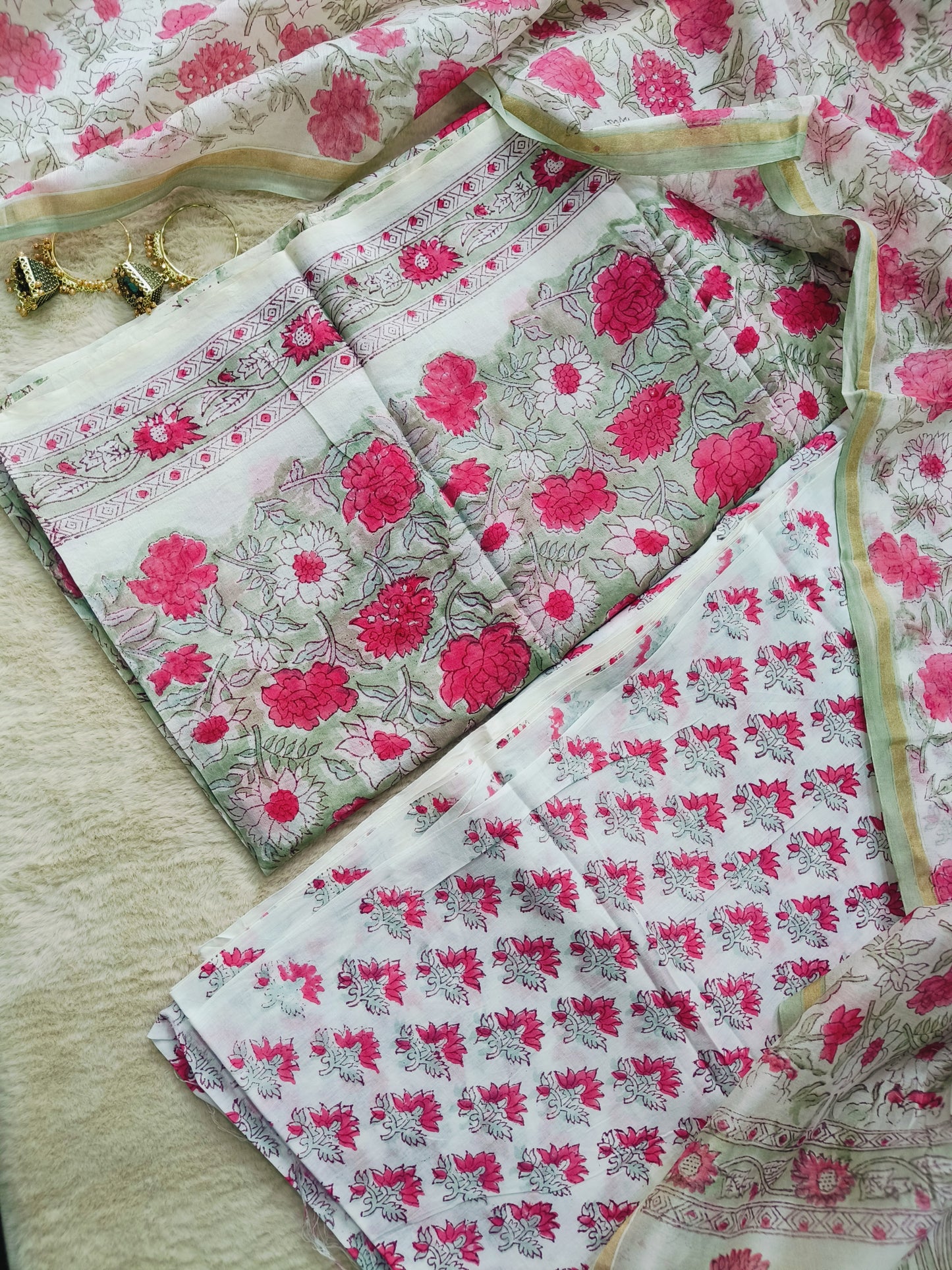 Maheshwari/Chanderi Suit Sets