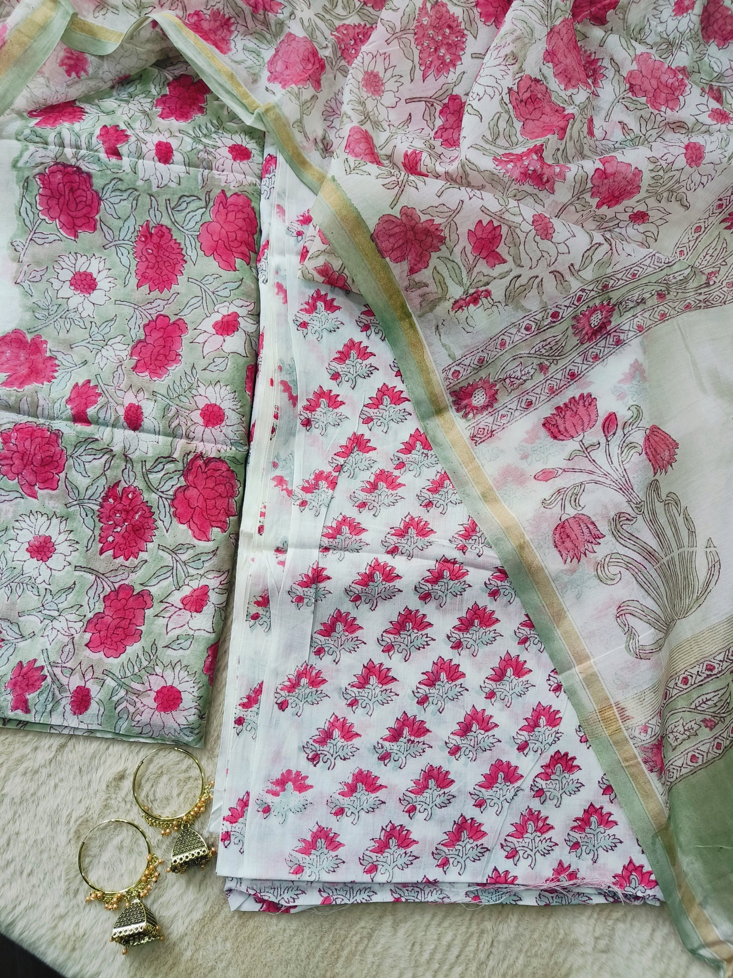 Maheshwari/Chanderi Suit Sets