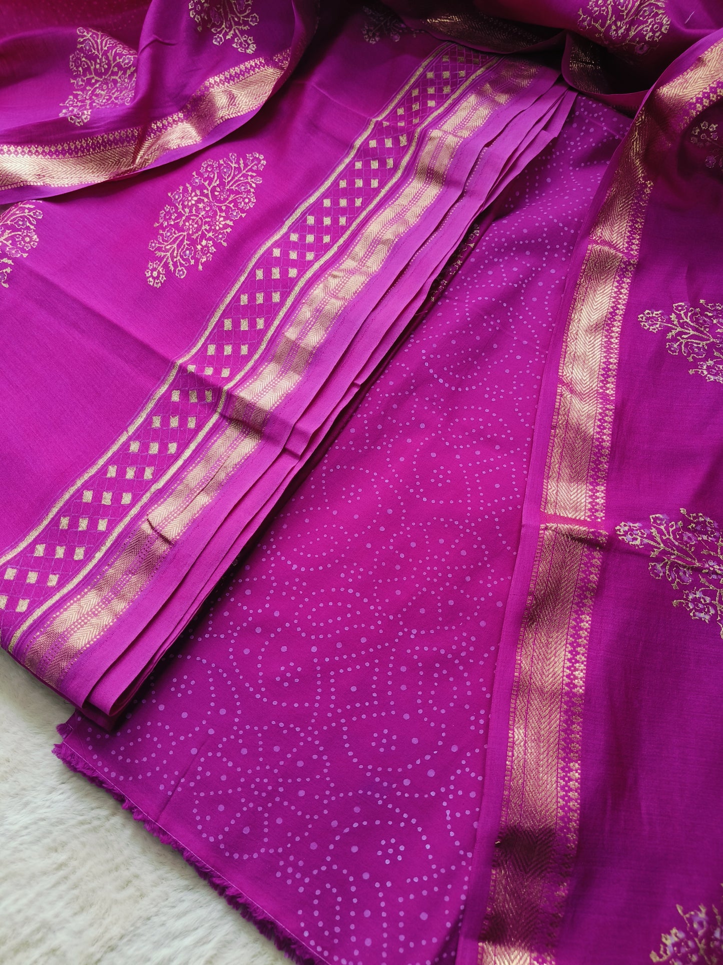 Maheshwari/Chanderi Suit Sets
