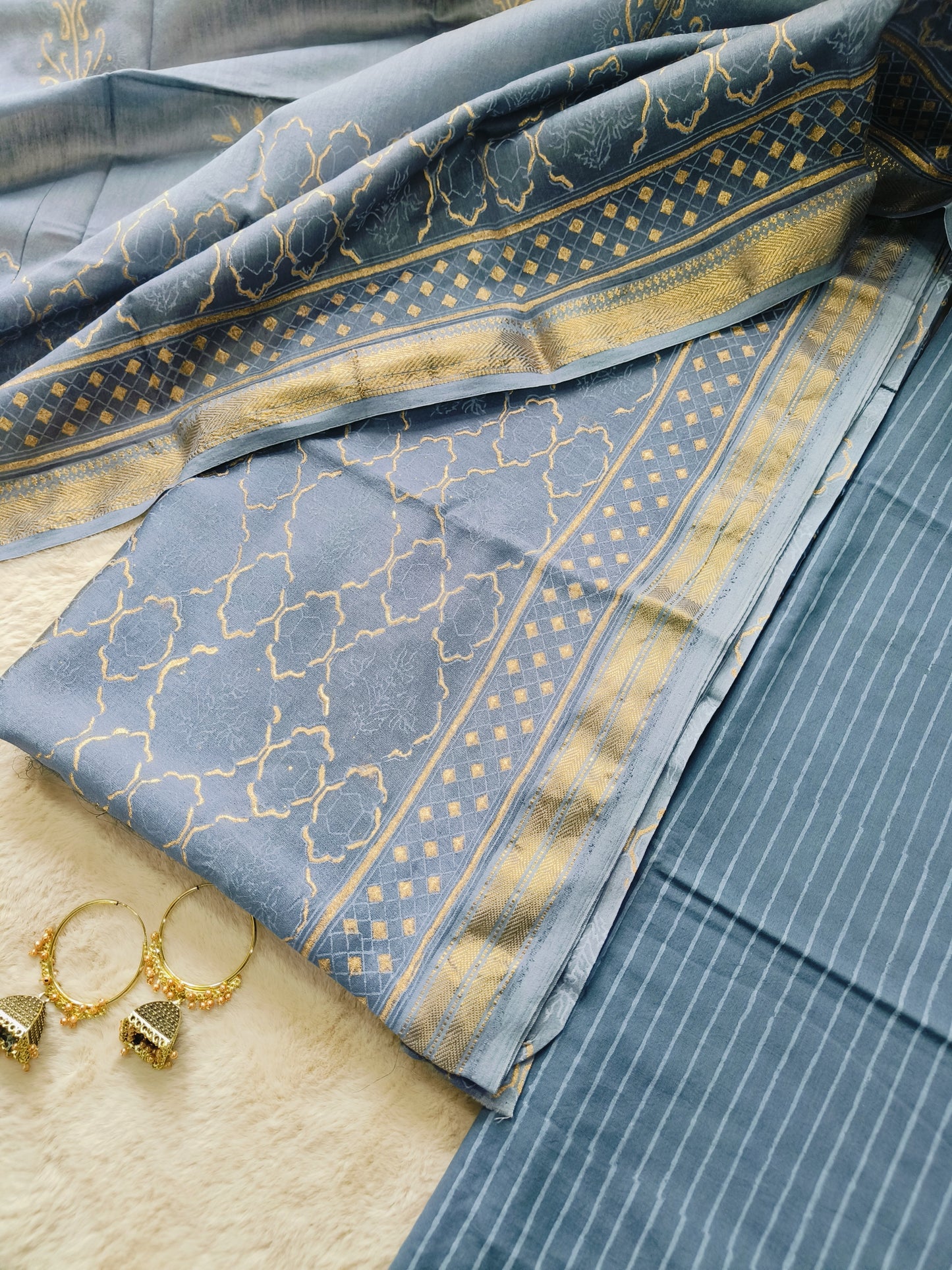 Maheshwari/Chanderi Suit Sets