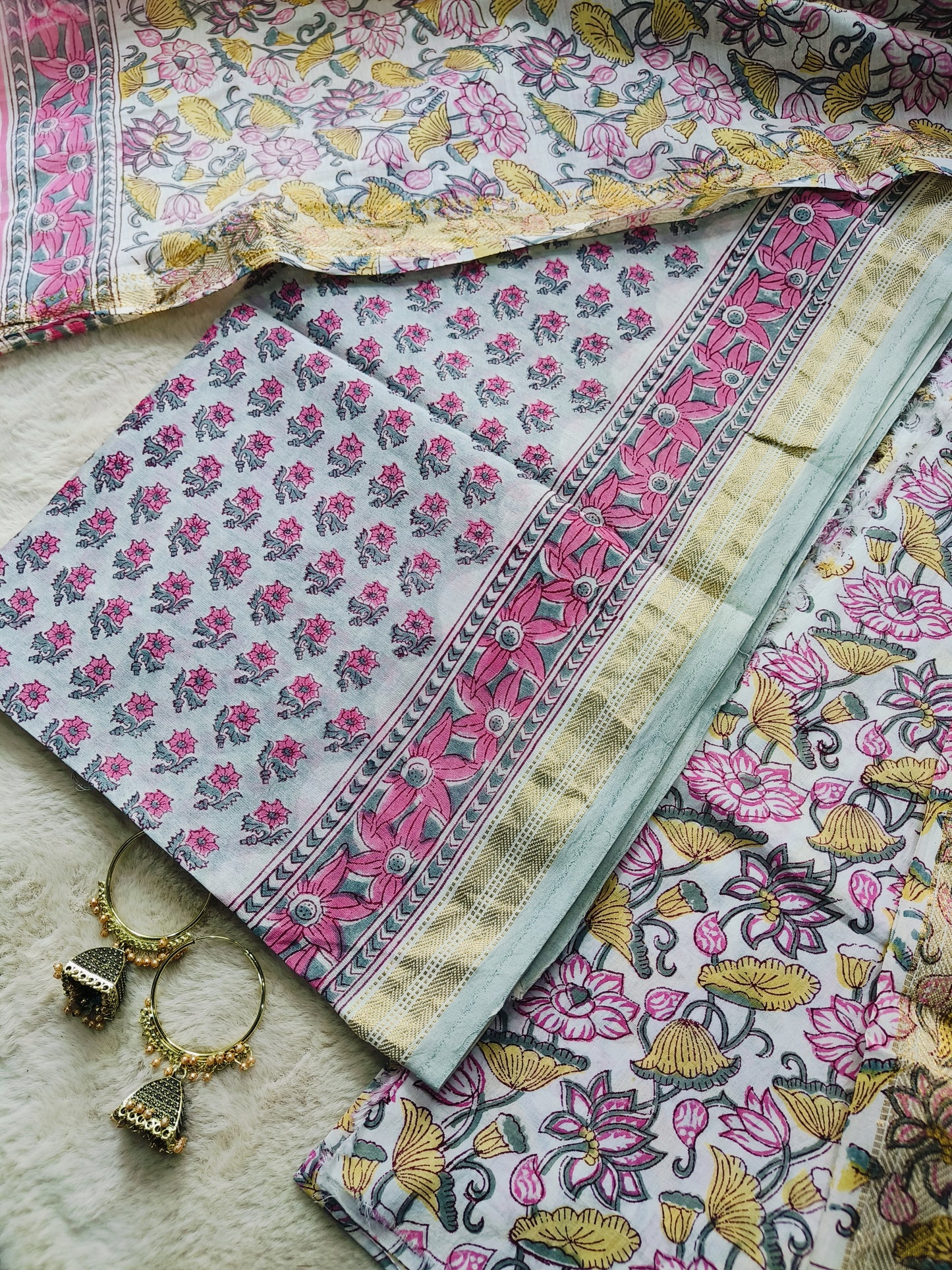 Maheshwari/Chanderi Suit Sets