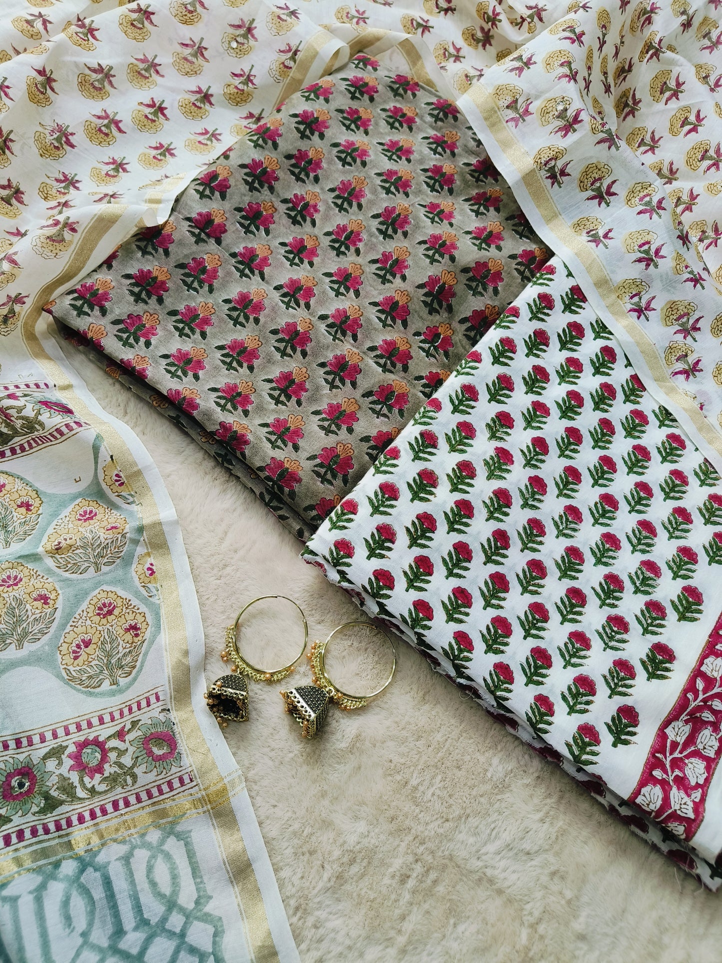 Maheshwari/Chanderi Suit Sets