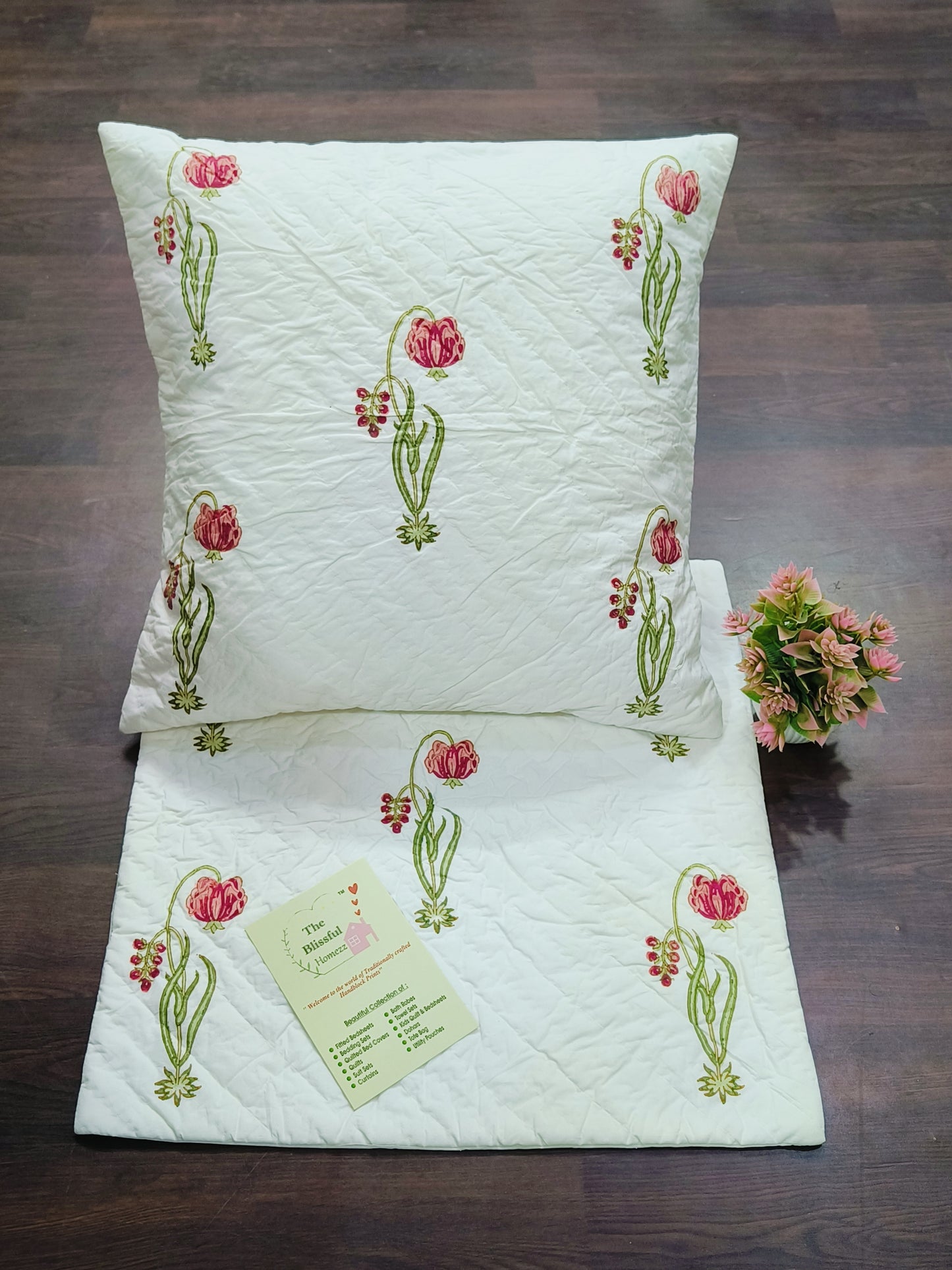 Handblock Printed Cushion Cover