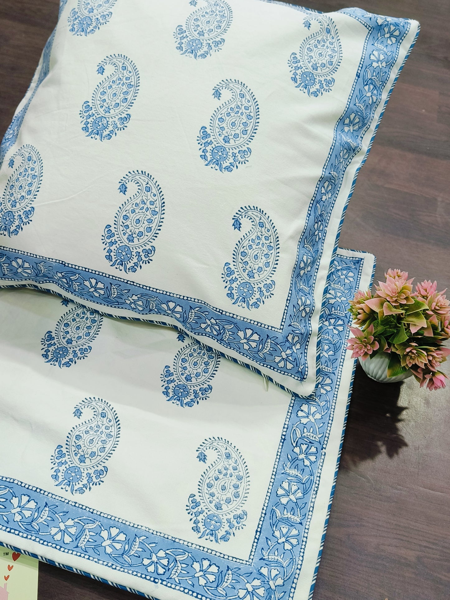Handblock Printed Cushion Cover