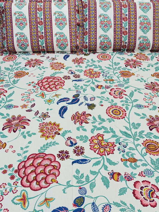 FRESH ARRIVAL! Floral Sadabahaar Bedsheets(Dispatch Time 24 Hours)
