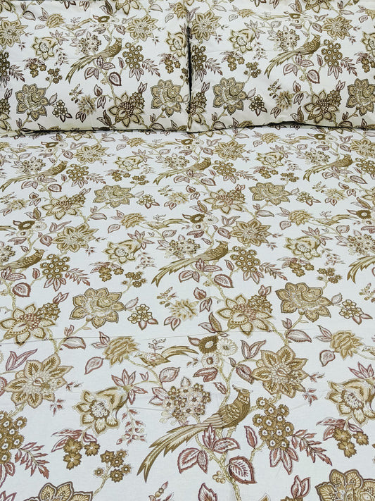 Floral Sadabahaar Bedsheets(Dispatch Time 24 Hours)