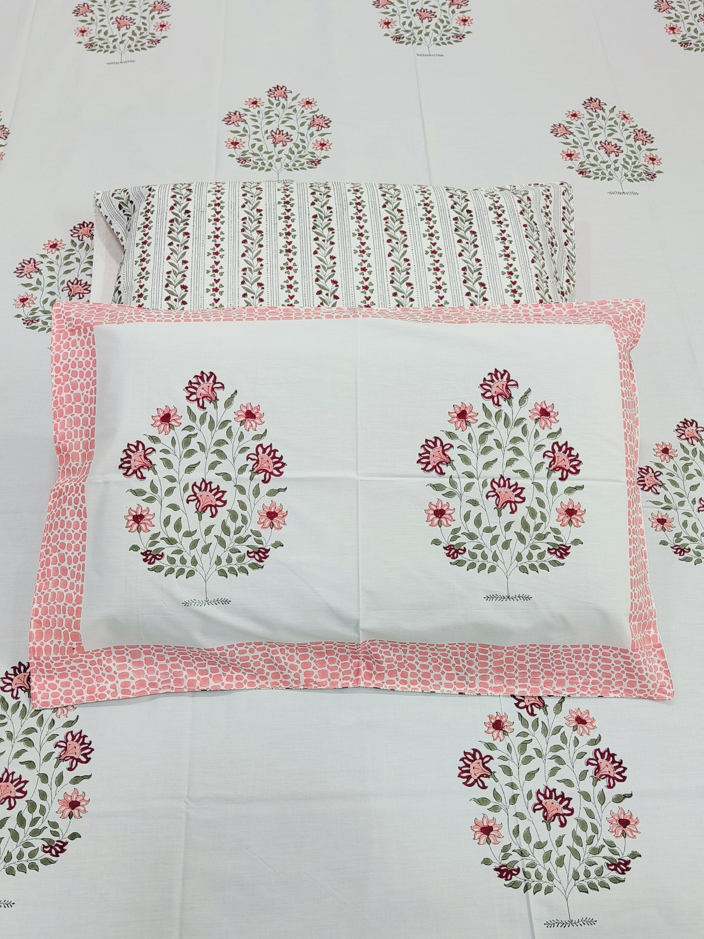 FRESH ARRIVAL Handblock Printed Premium Bedsheets (Dispatch Time 24 Hours)