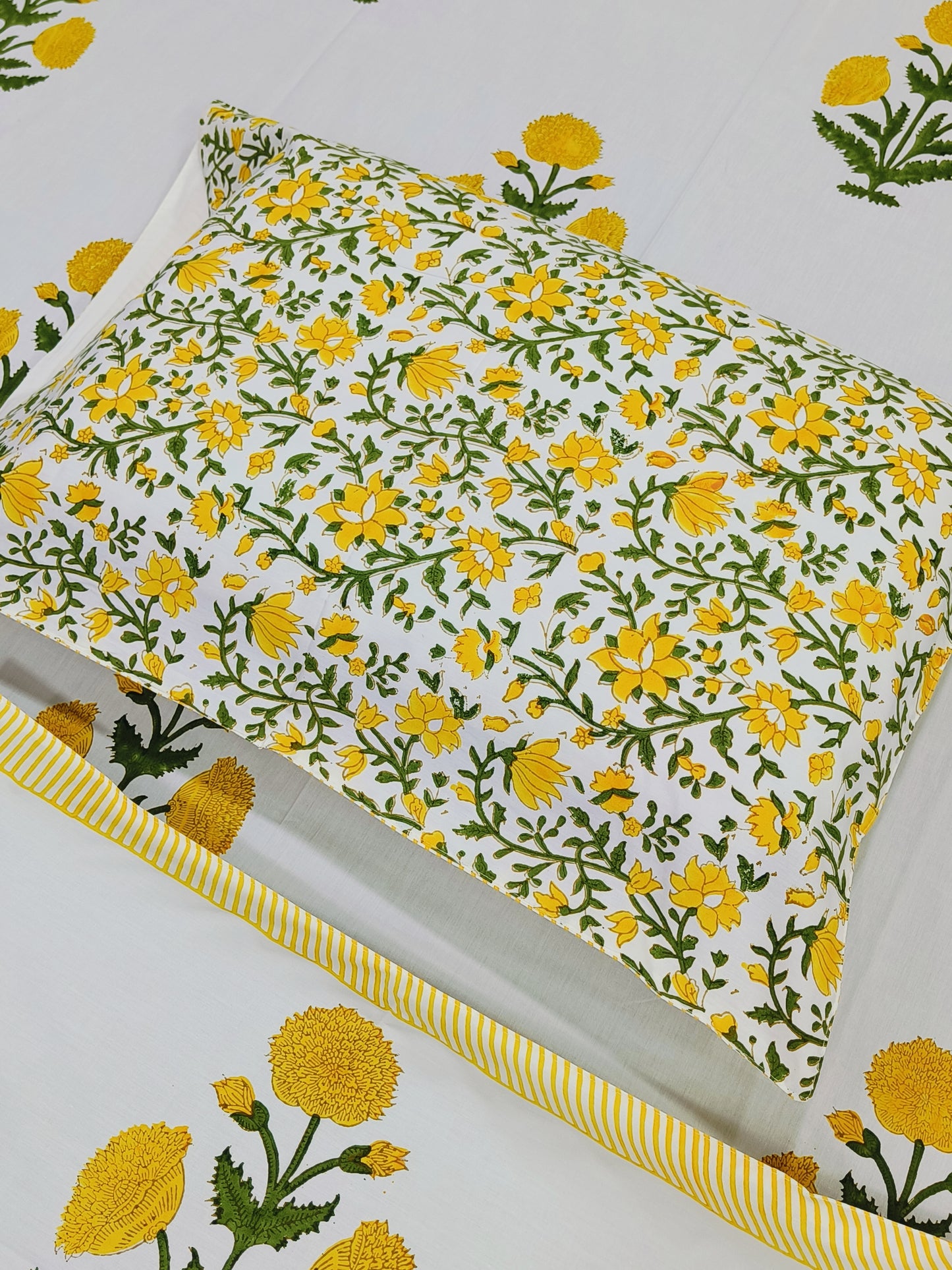 Handblock Printed Premium Bedsheets (Dispatch Time 24 Hours)
