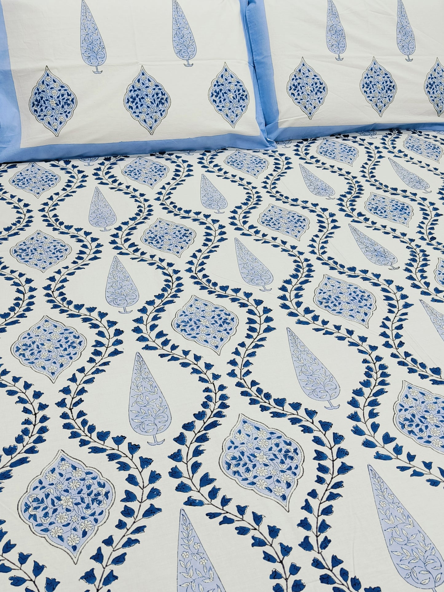 FRESH ARRIVAL Handblock Printed Premium Bedsheets (Dispatch Time 24 Hours)