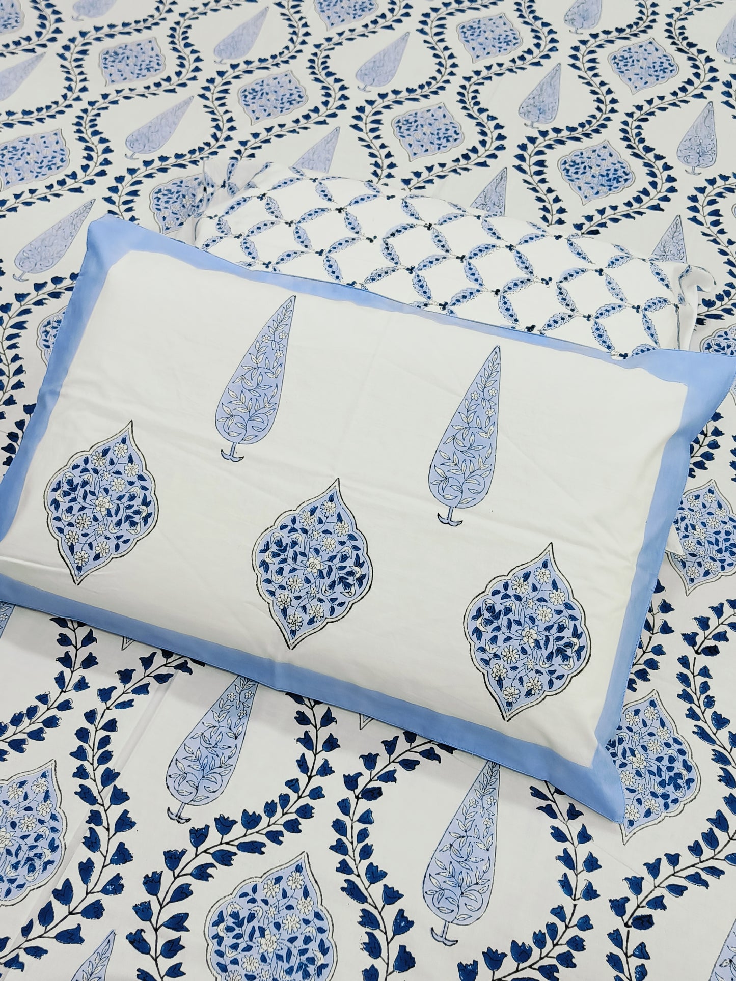 FRESH ARRIVAL Handblock Printed Premium Bedsheets (Dispatch Time 24 Hours)