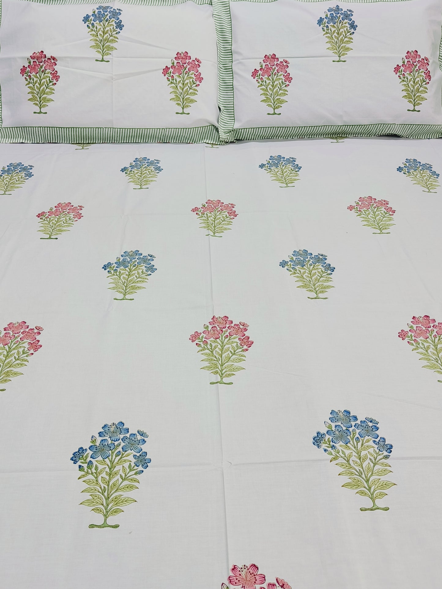 Handblock Printed Premium Bedsheets (Dispatch Time 24 Hours)