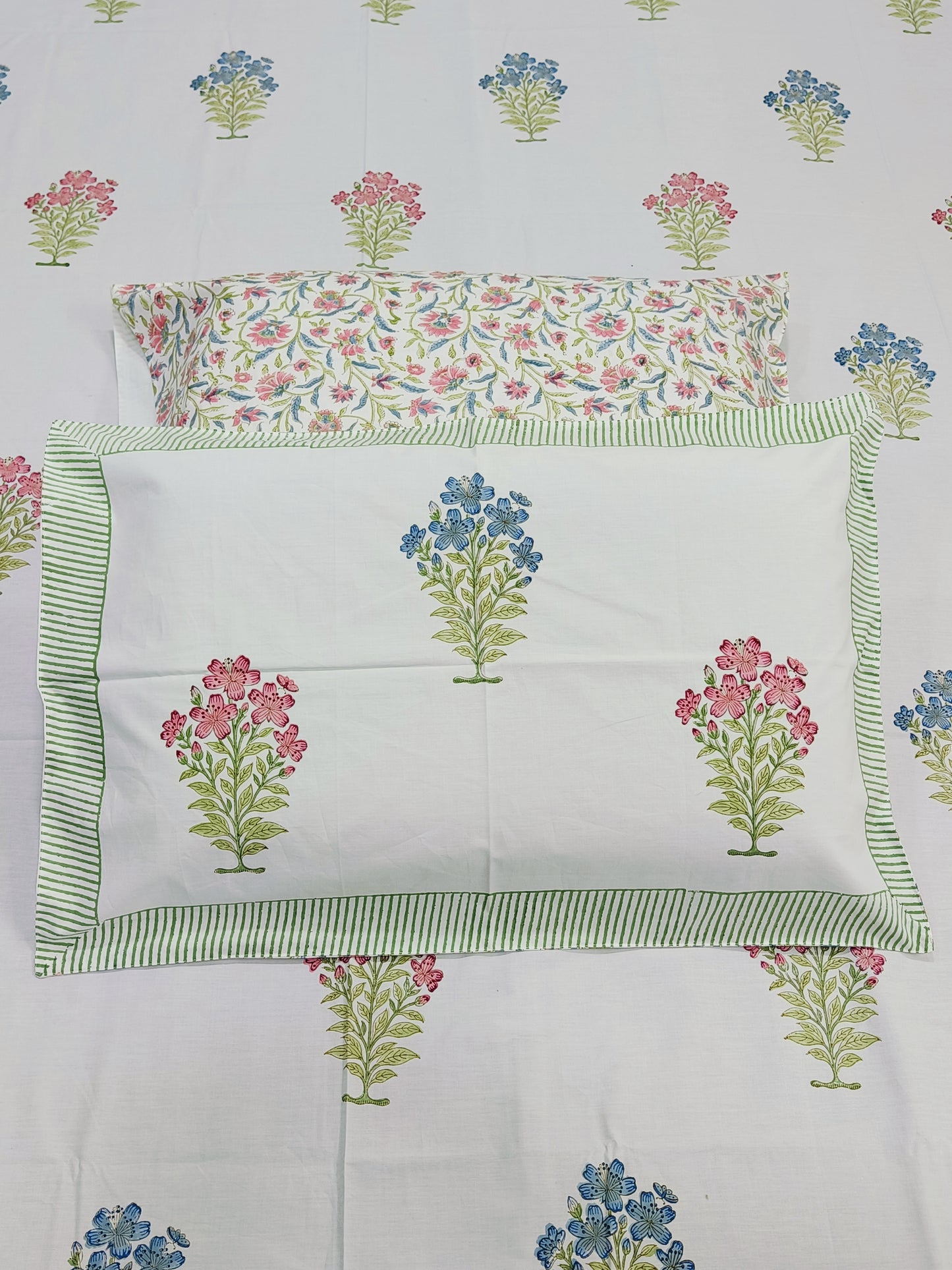 Handblock Printed Premium Bedsheets (Dispatch Time 24 Hours)