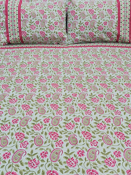 FRESH ARRIVAL! Floral Sadabahaar Bedsheets(Dispatch Time 24 Hours)