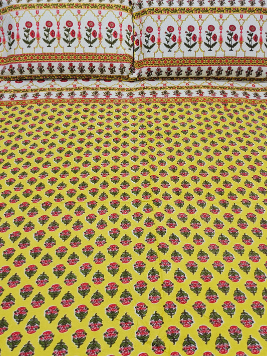 FRESH ARRIVAL! Floral Sadabahaar Bedsheets(Dispatch Time 24 Hours)