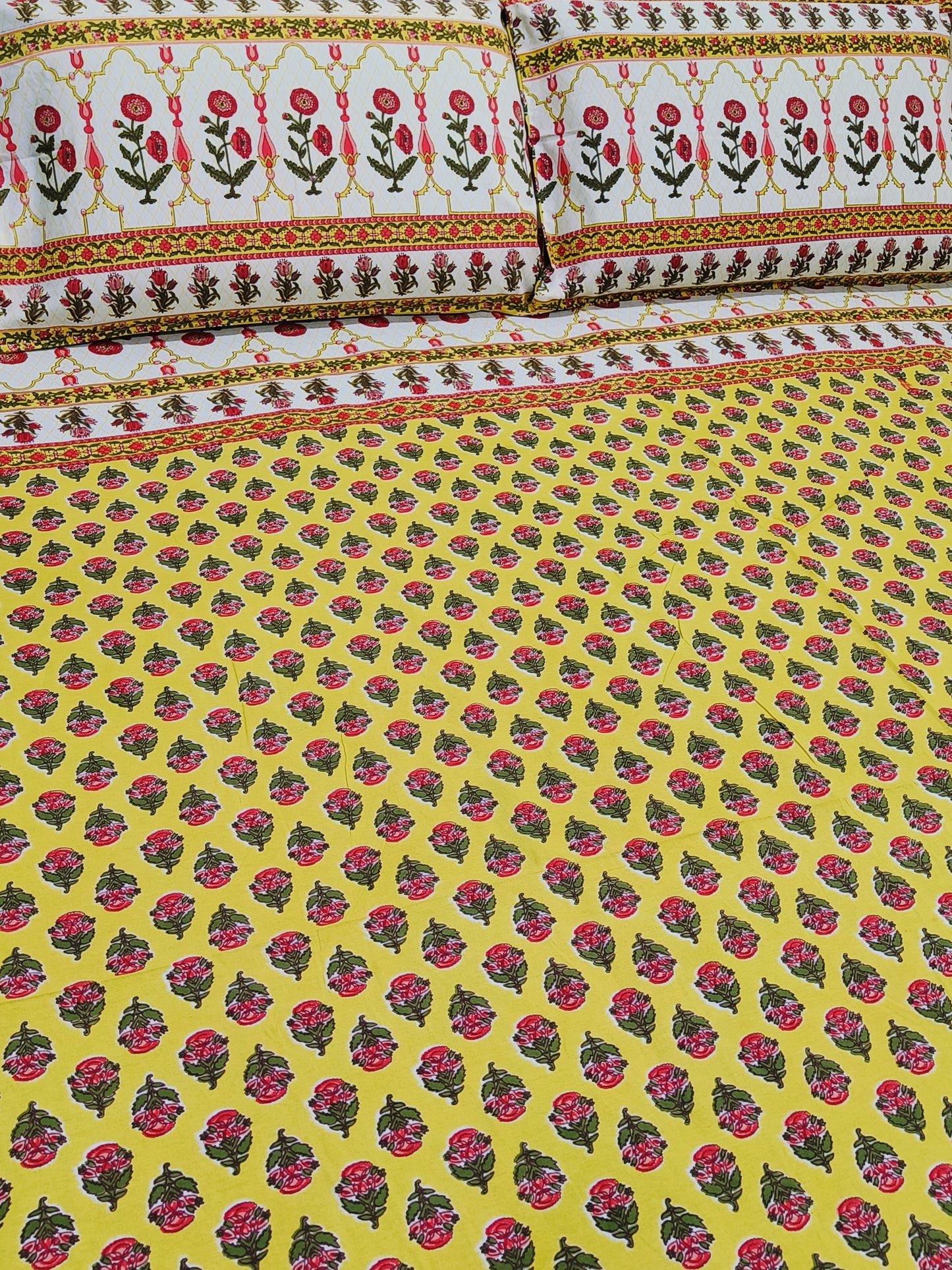 FRESH ARRIVAL! Floral Sadabahaar Bedsheets(Dispatch Time 24 Hours)