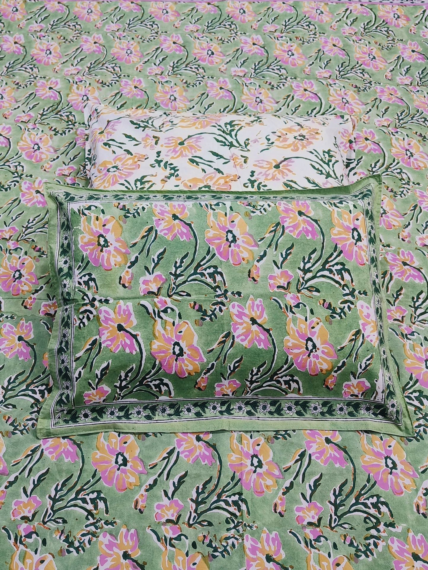 FRESH ARRIVAL Handblock Printed Premium Bedsheets (Dispatch Time 24 Hours)
