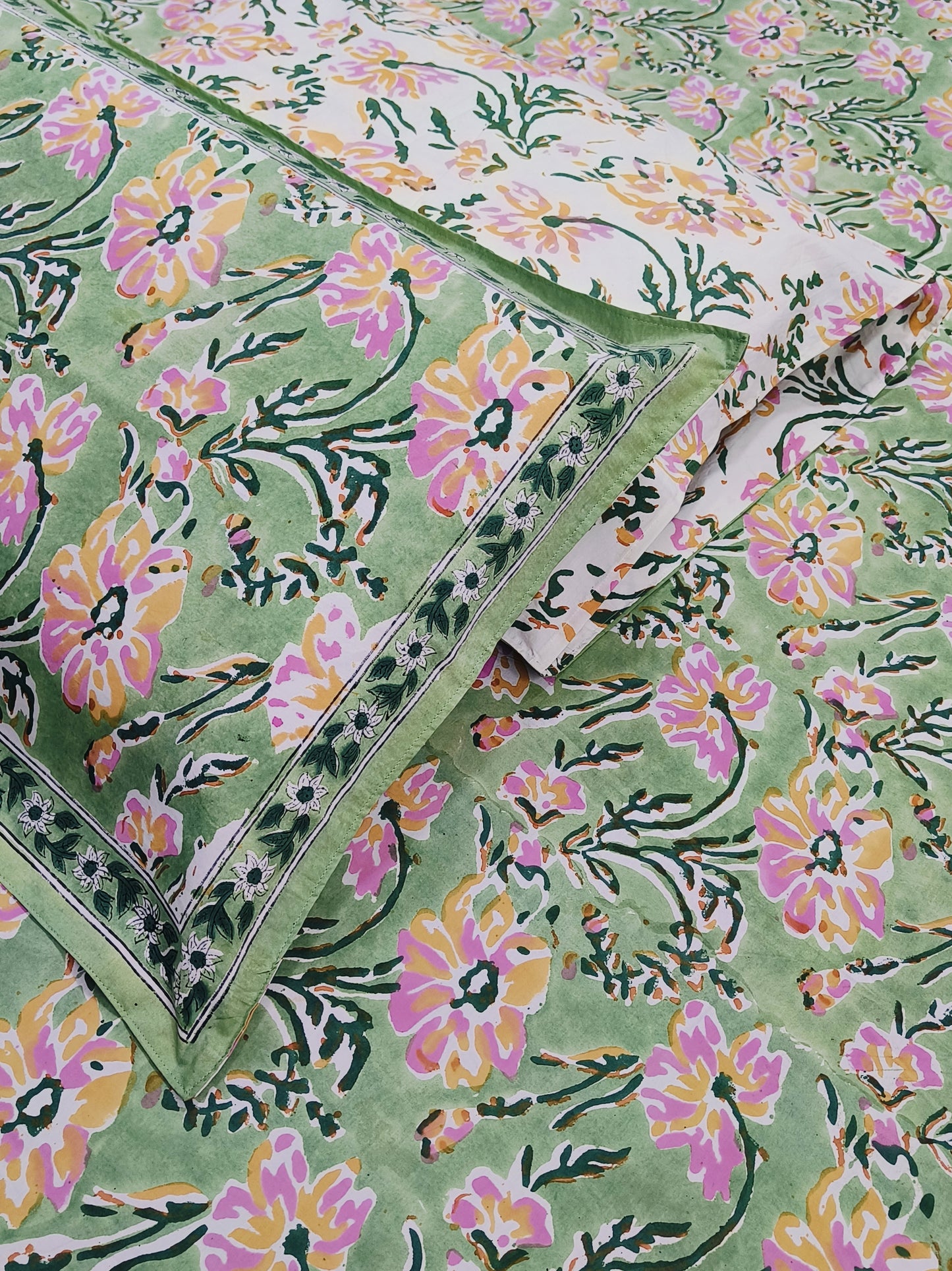 FRESH ARRIVAL Handblock Printed Premium Bedsheets (Dispatch Time 24 Hours)