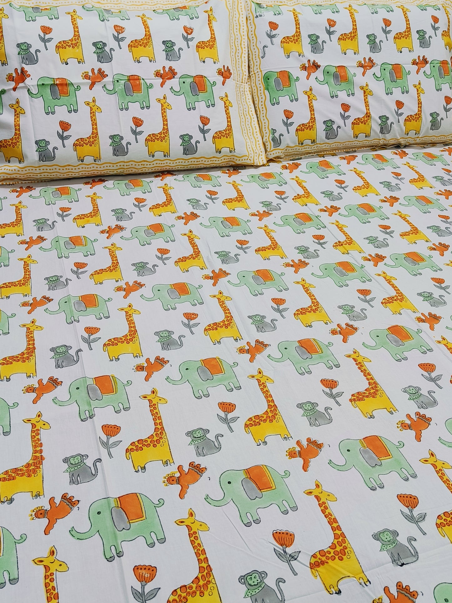 FRESH ARRIVAL Handblock Printed Premium Bedsheets (Dispatch Time 24 Hours)