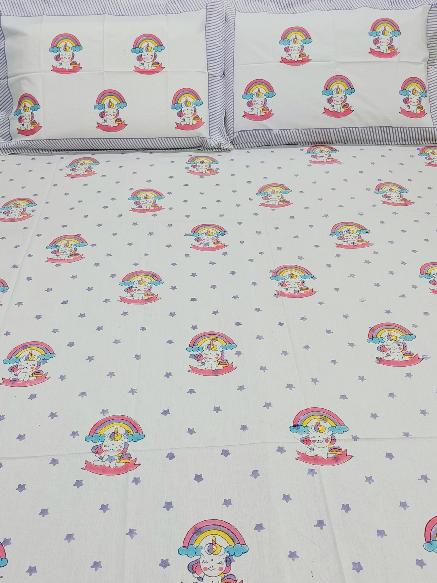 FRESH ARRIVAL Handblock Printed Premium Bedsheets (Dispatch Time 24 Hours)