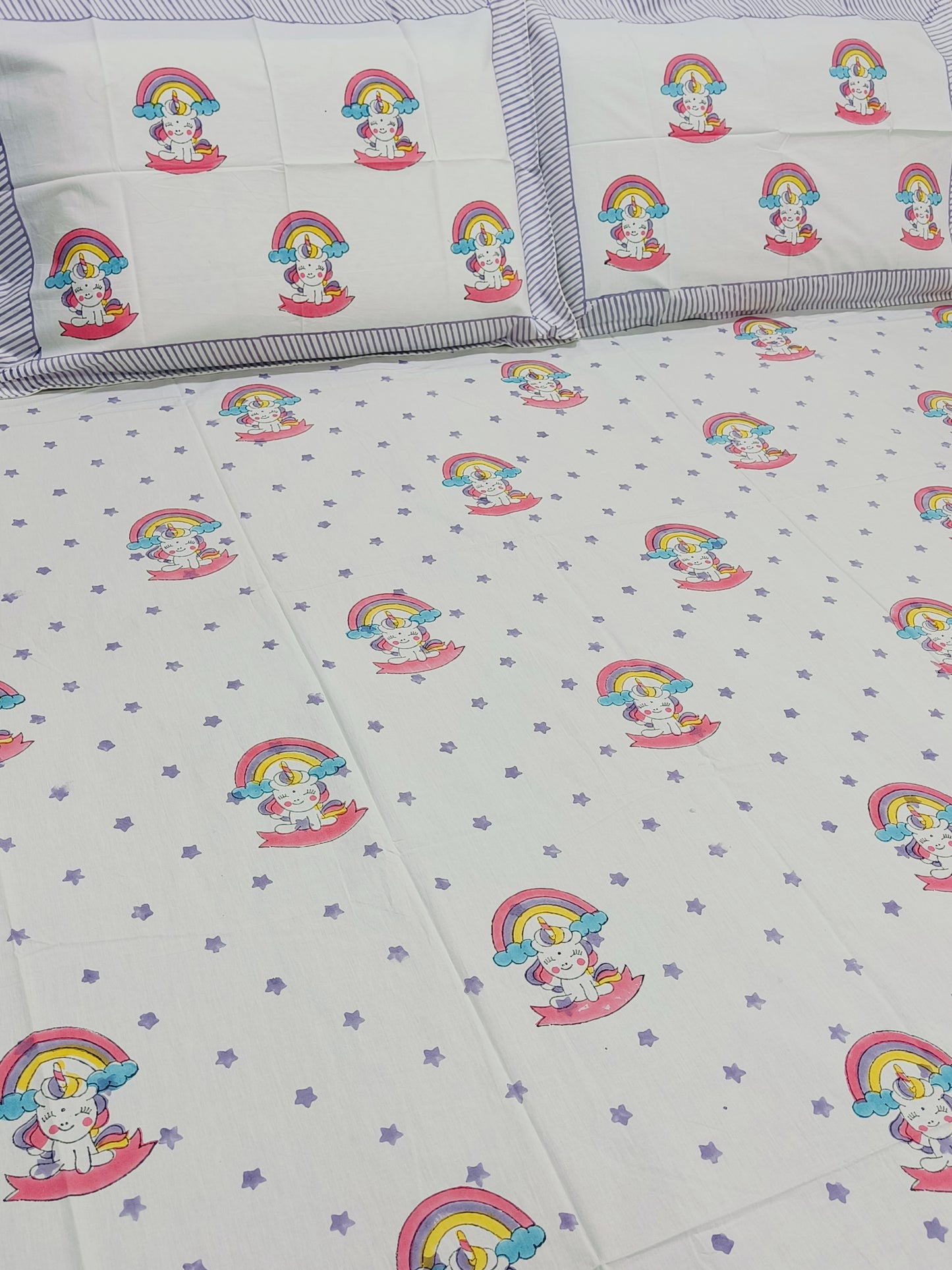 FRESH ARRIVAL Handblock Printed Premium Bedsheets (Dispatch Time 24 Hours)