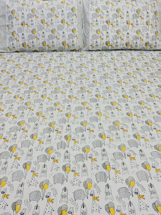 INDIAN Size Fitted Sheets