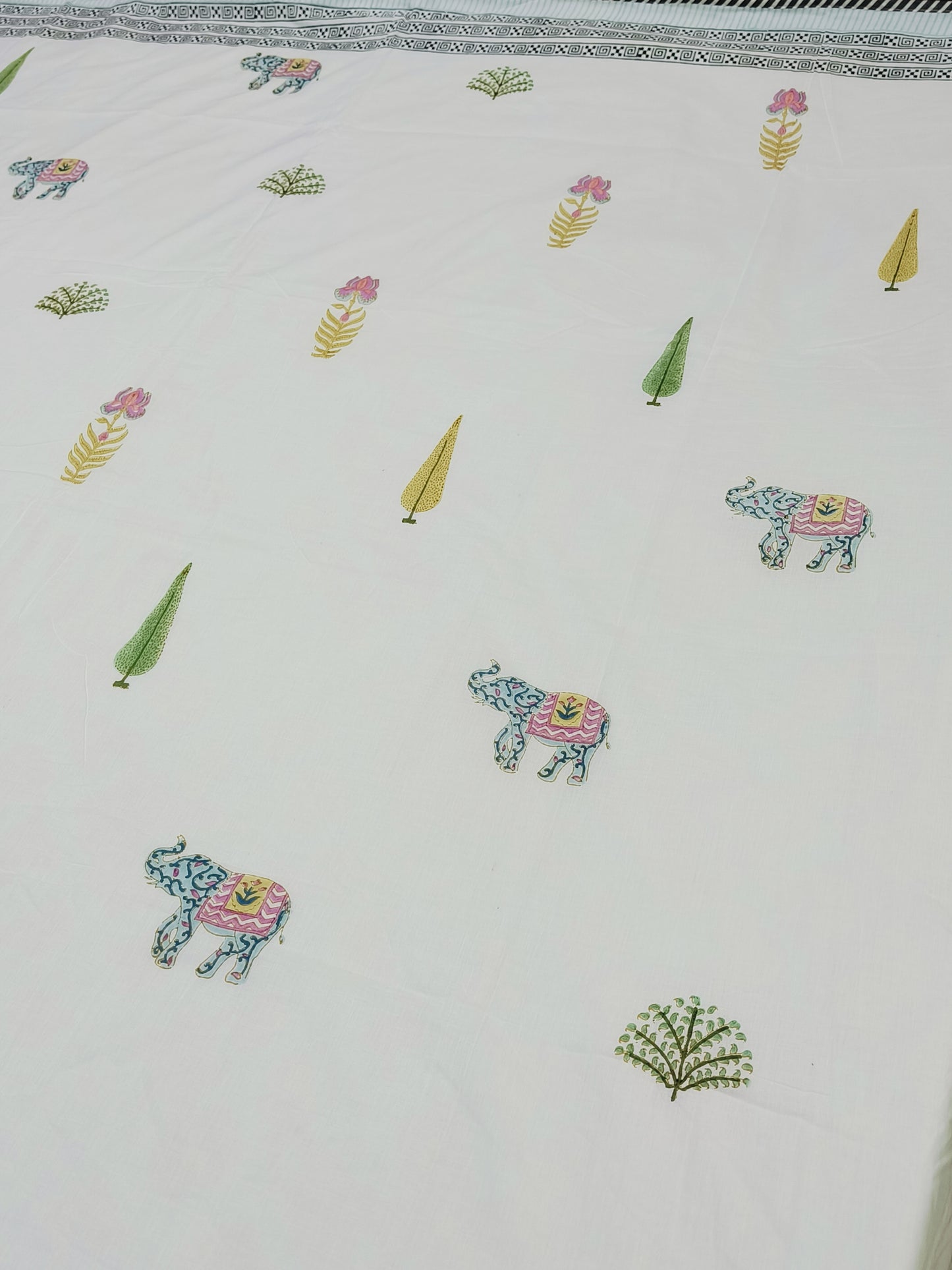FRESH ARRIVAL Handblock Printed Premium Double Bed Dohars