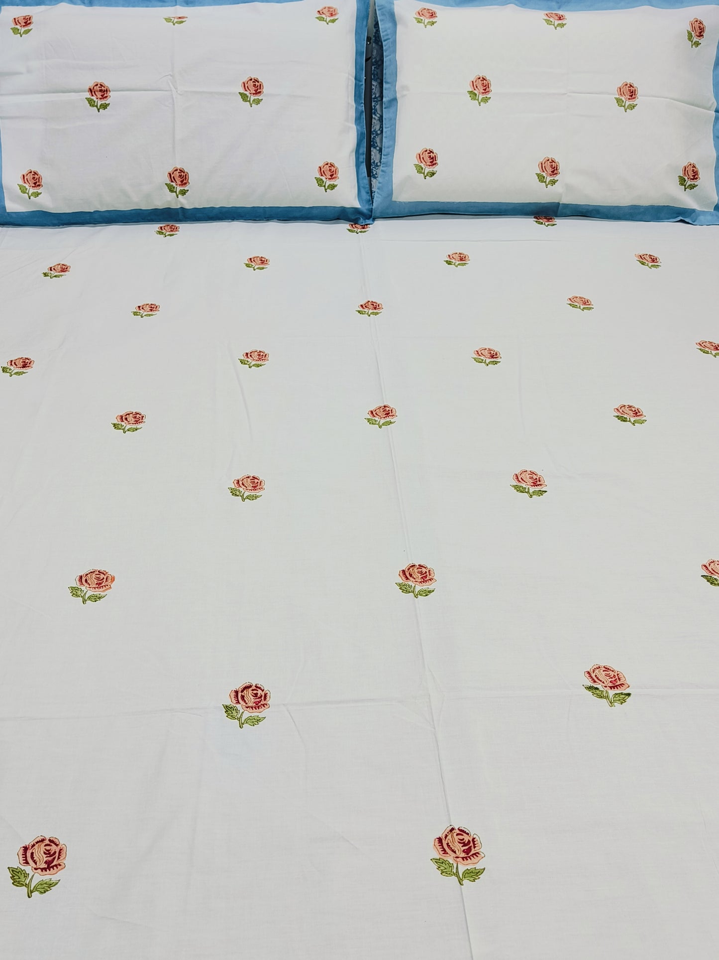 FRESH ARRIVAL Handblock Printed Premium Bedsheets (Dispatch Time 24 Hours)