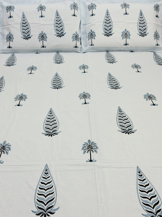 Bedsheet With King Size Pillow Cases