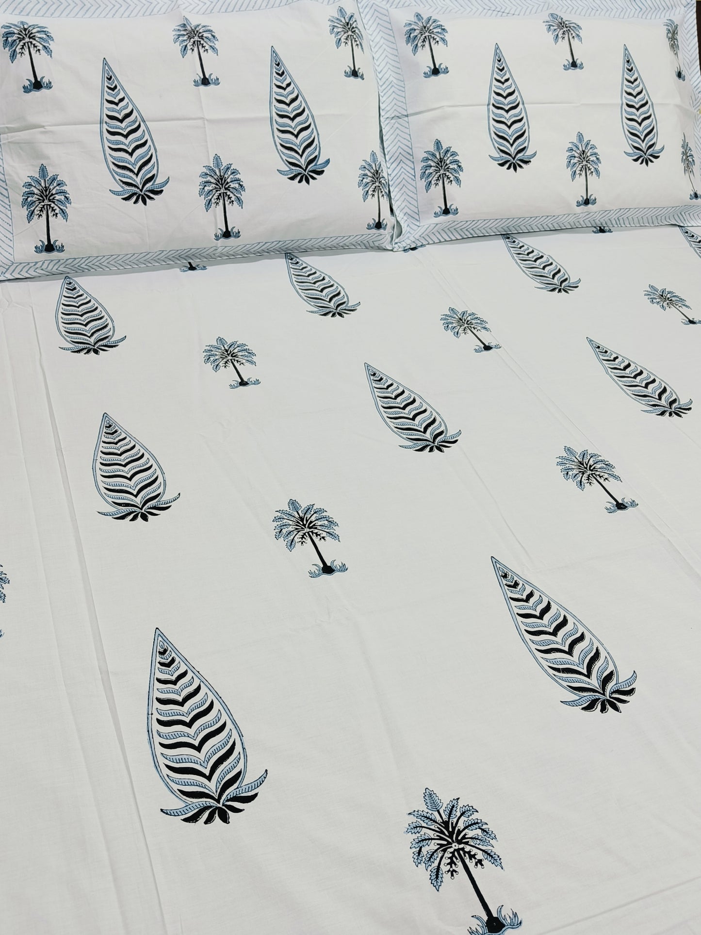 FRESH ARRIVAL Handblock Printed Premium Bedsheets (Dispatch Time 24 Hours)