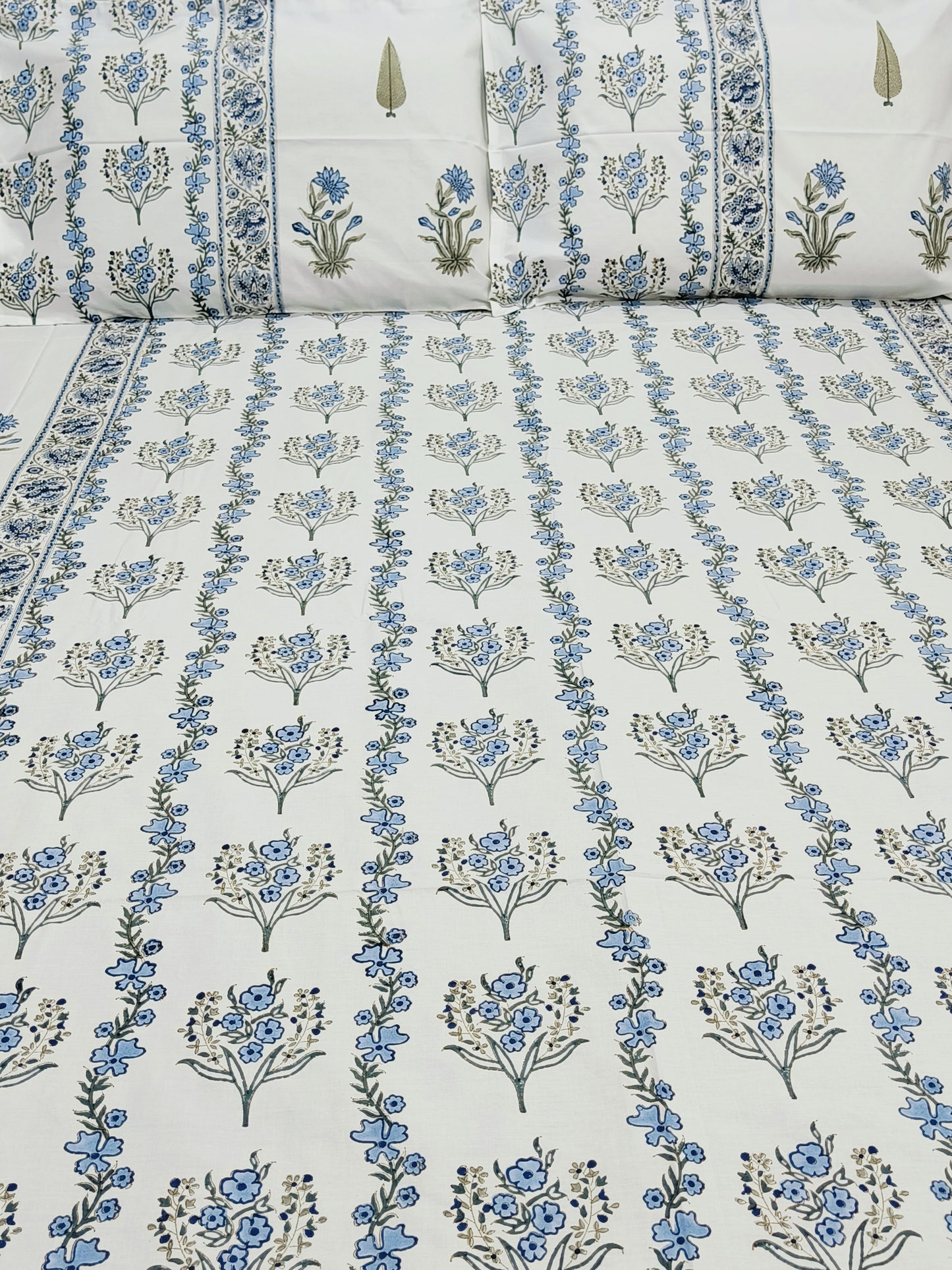 FRESH ARRIVAL Handblock Printed Premium Bedsheets (Dispatch Time 24 Hours)