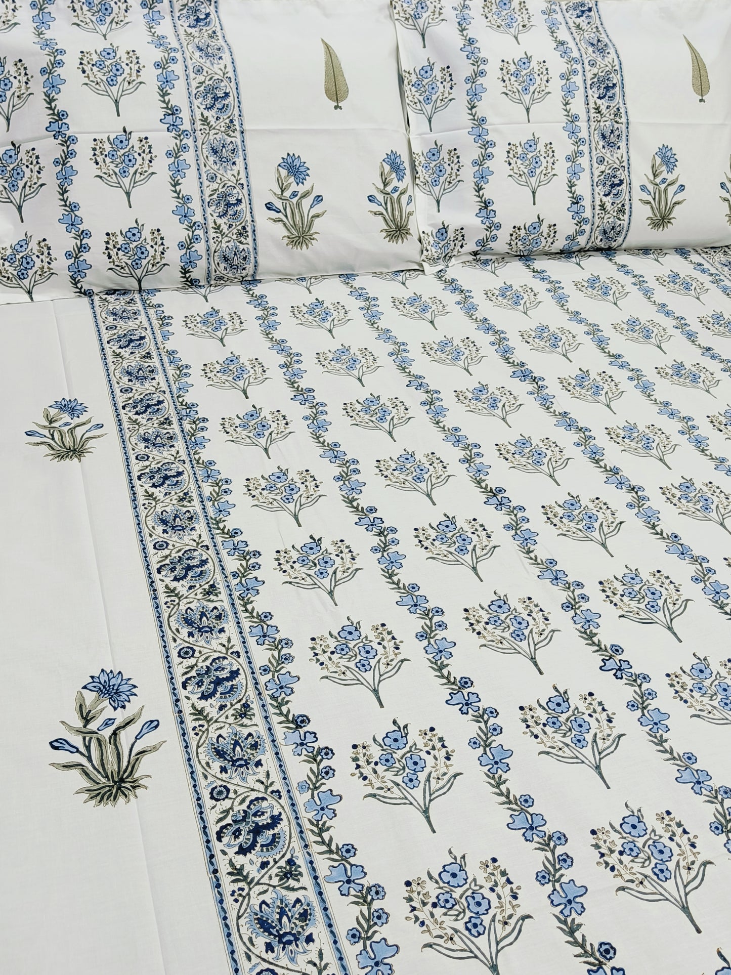 FRESH ARRIVAL Handblock Printed Premium Bedsheets (Dispatch Time 24 Hours)