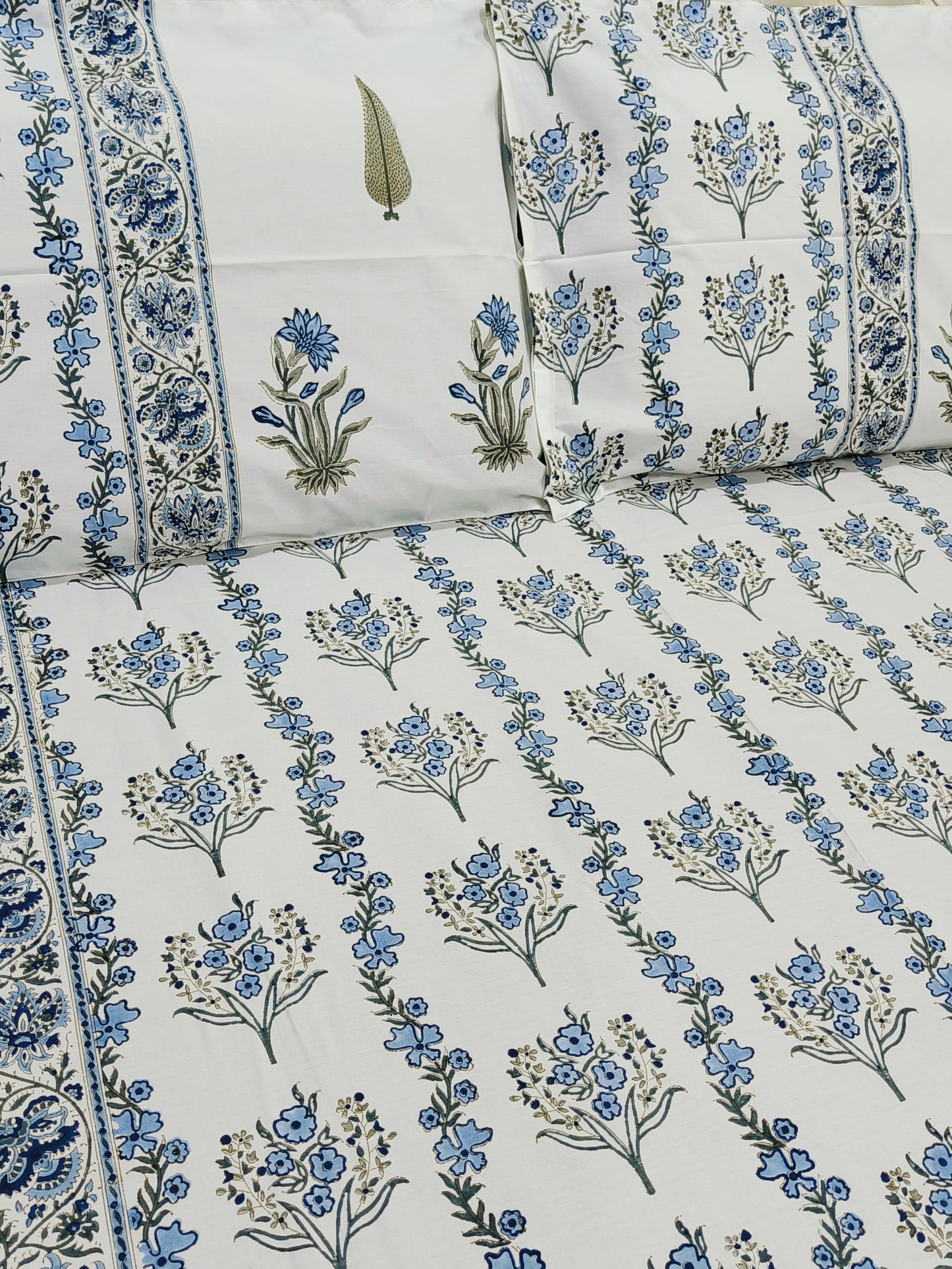 FRESH ARRIVAL Handblock Printed Premium Bedsheets (Dispatch Time 24 Hours)