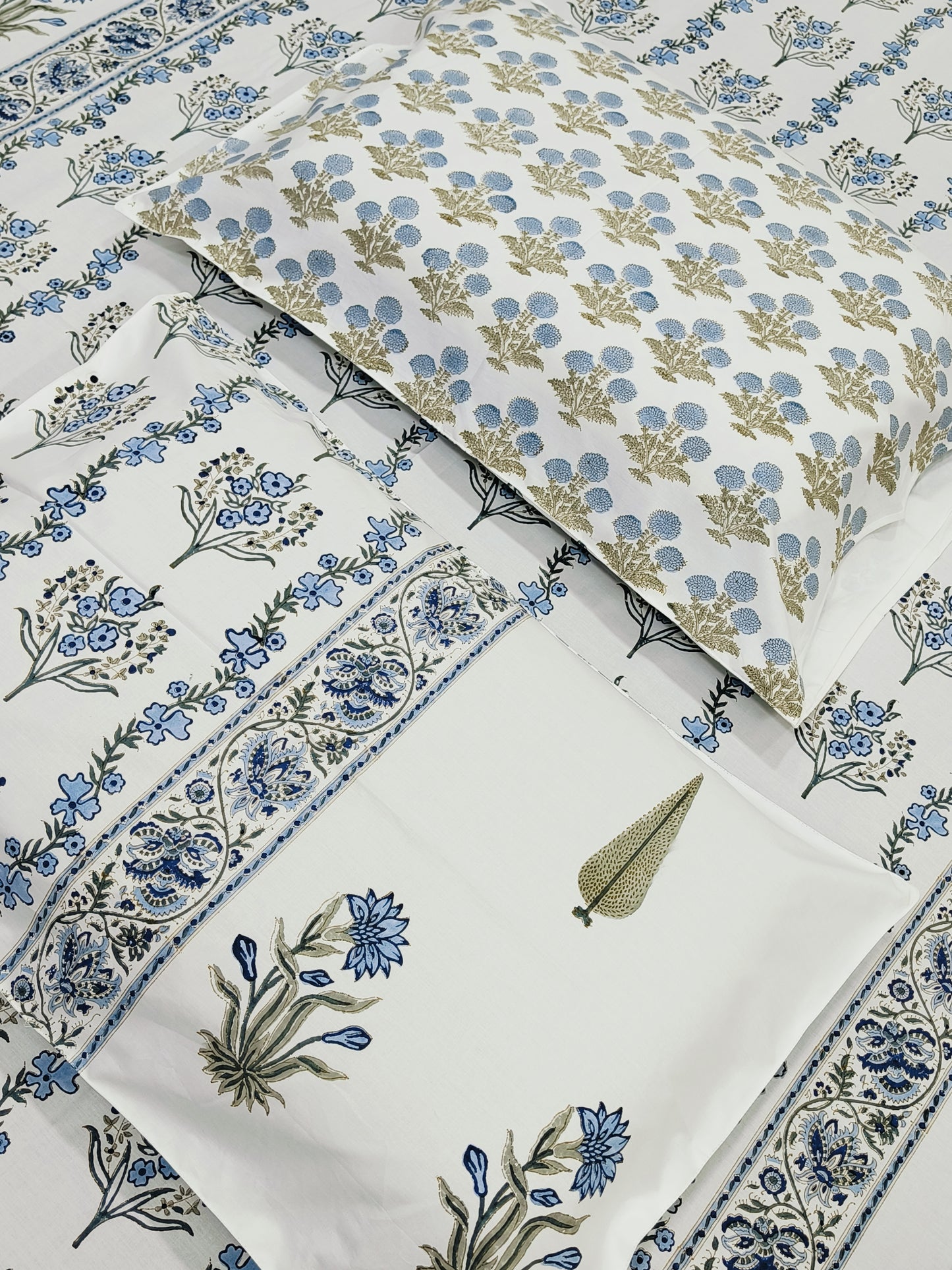 FRESH ARRIVAL Handblock Printed Premium Bedsheets (Dispatch Time 24 Hours)