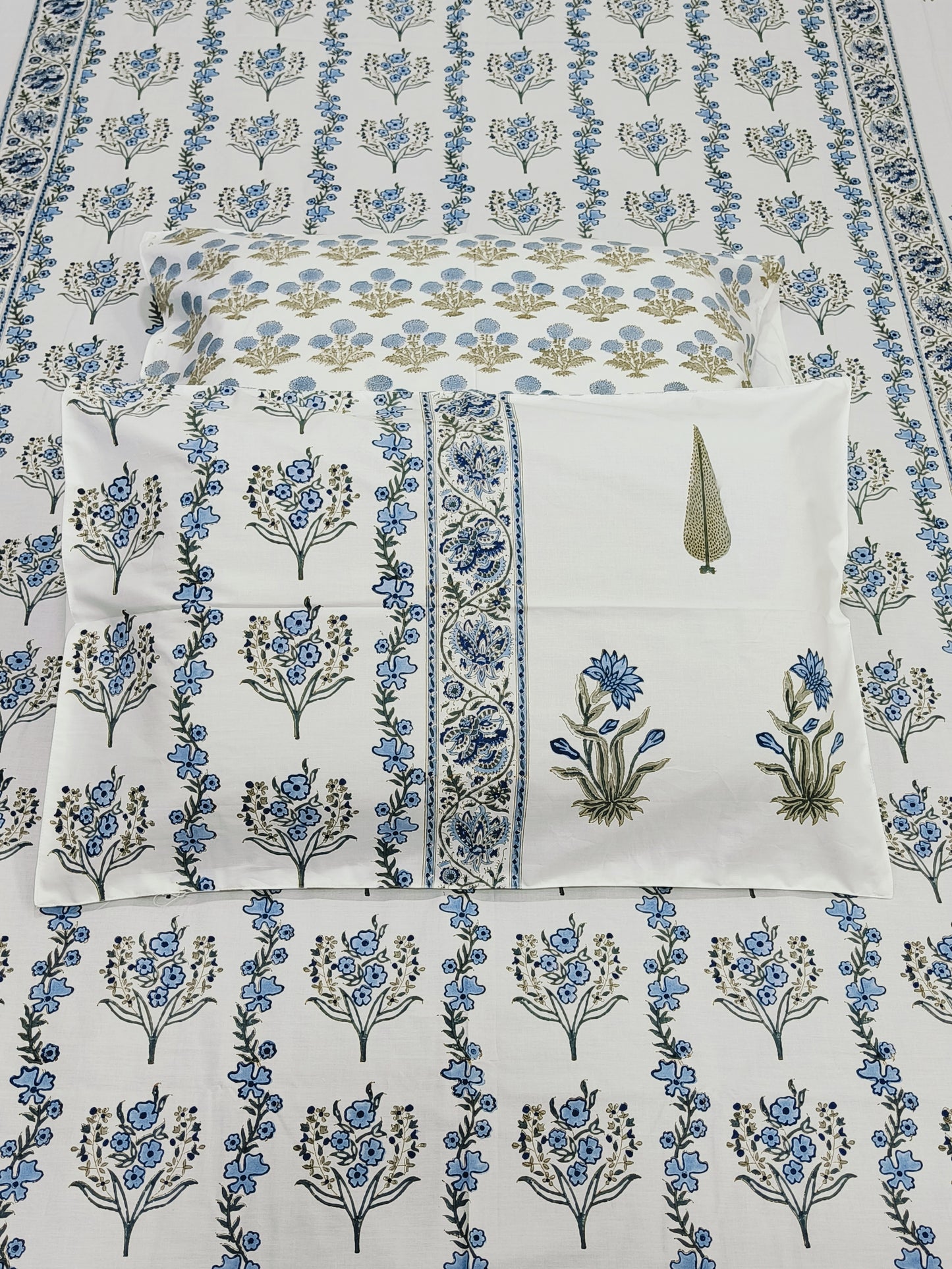 FRESH ARRIVAL Handblock Printed Premium Bedsheets (Dispatch Time 24 Hours)