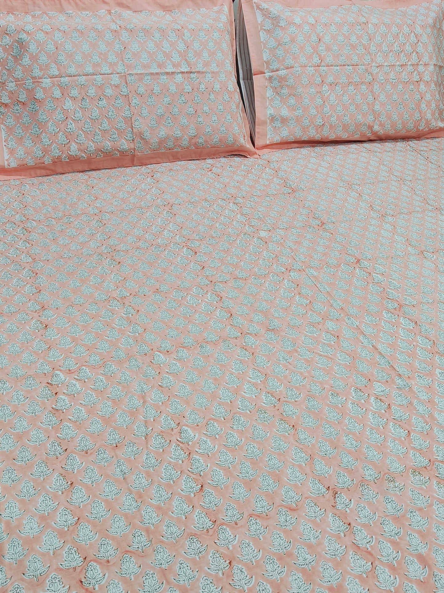 FRESH ARRIVAL Handblock Printed Premium Bedsheets (Dispatch Time 24 Hours)