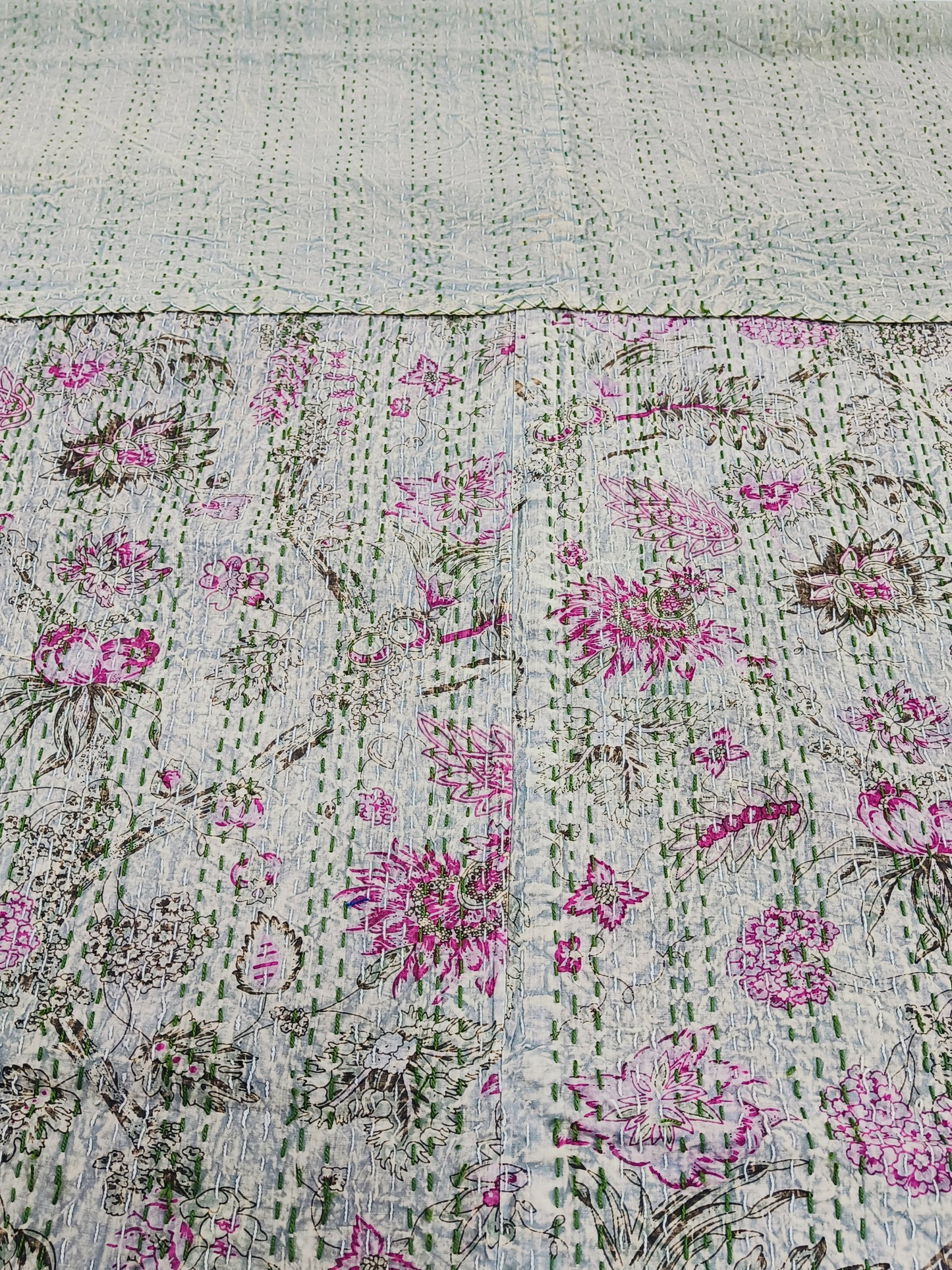 FRESH ARRIVAL Kantha Bedcovers Printed Premium