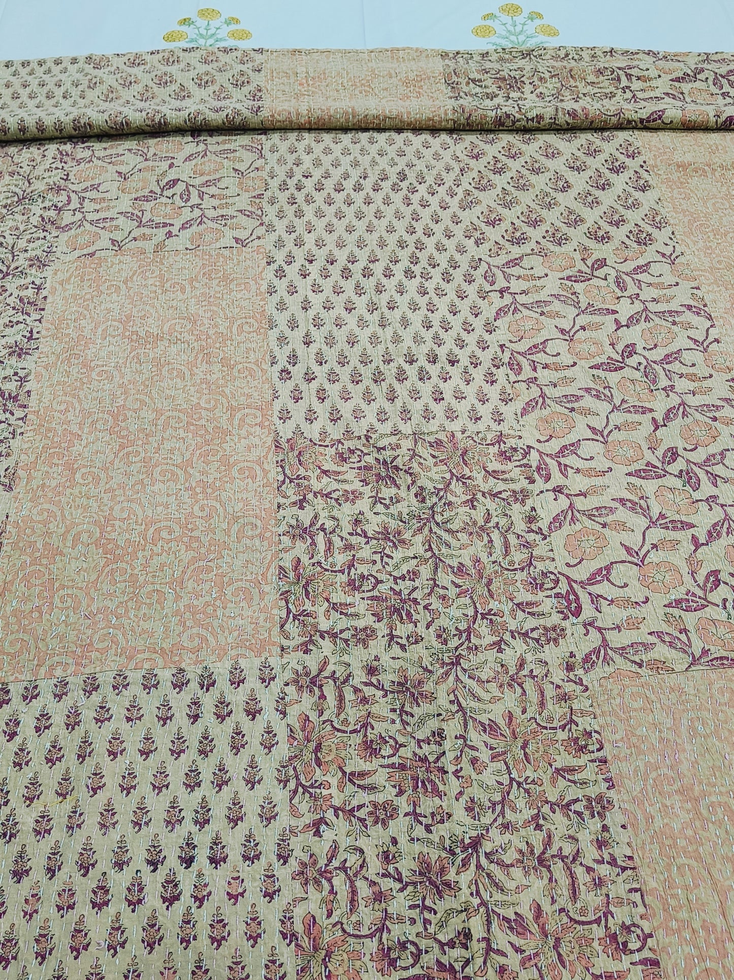 FRESH ARRIVAL Kantha Bedcovers Printed Premium
