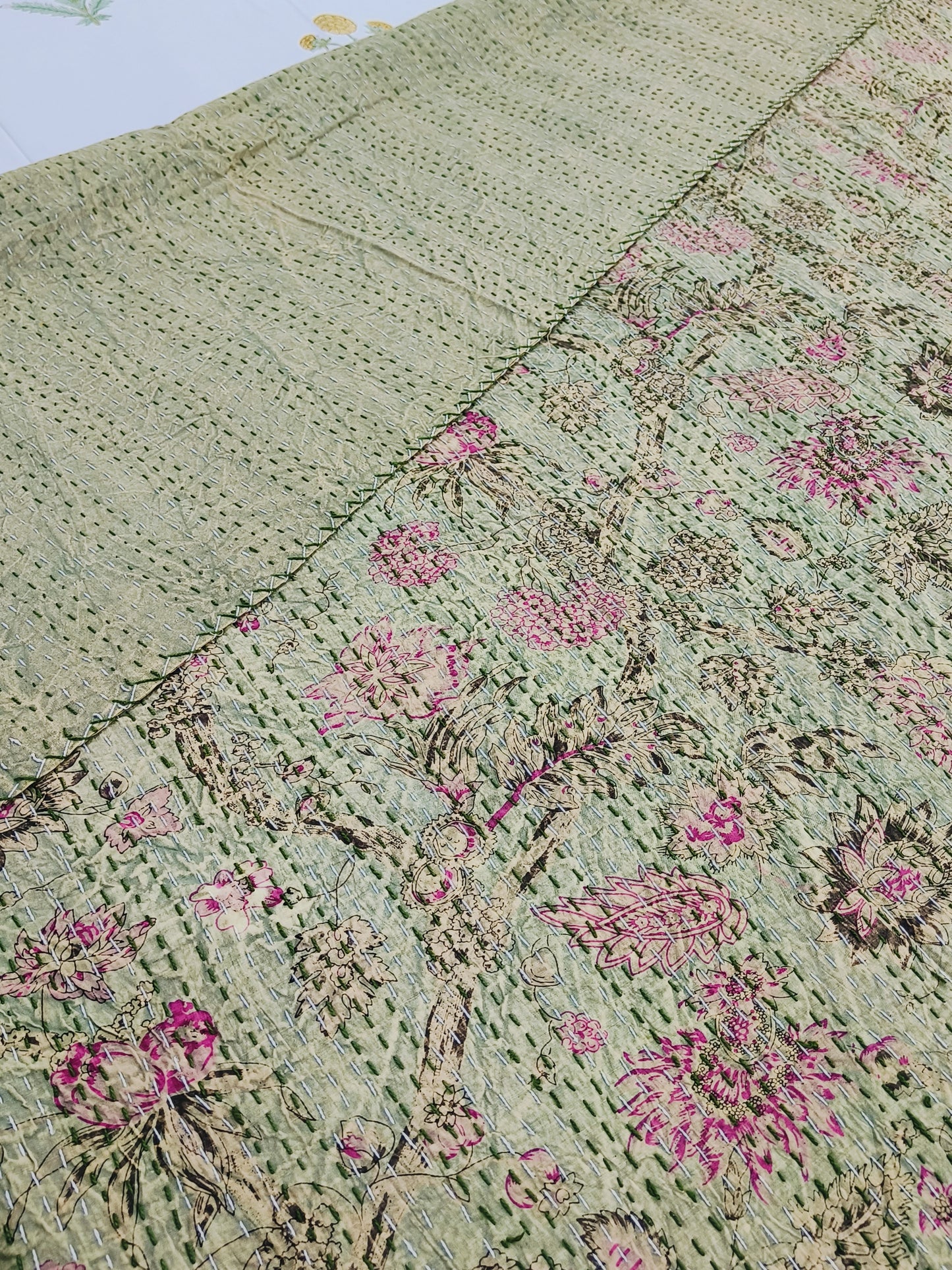 FRESH ARRIVAL Kantha Bedcovers Printed Premium